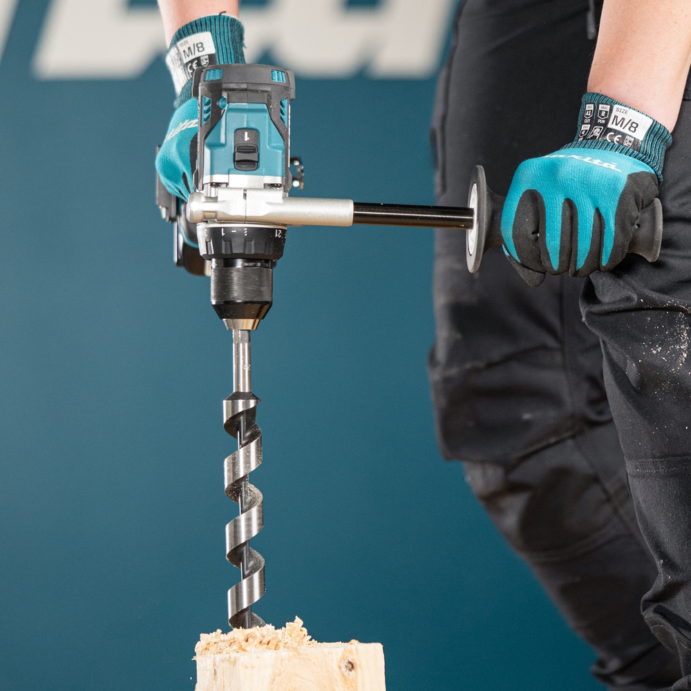 Makita Akku-Bohrschrauber »»DDF492RG3J« 18V, max. 141 Nm, Inkl. 3x 6Ah Akku und Ladegerät« extrastark, bürstenlos, für intensive Bohrungen und Verschraubungen