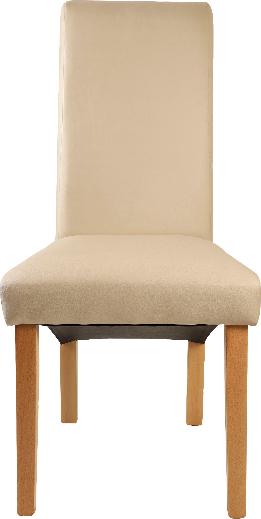 Home affaire 4-Fußstuhl »Rito«, (Set), 2 St., Microfaser, Gestell Buche nat günstig online kaufen