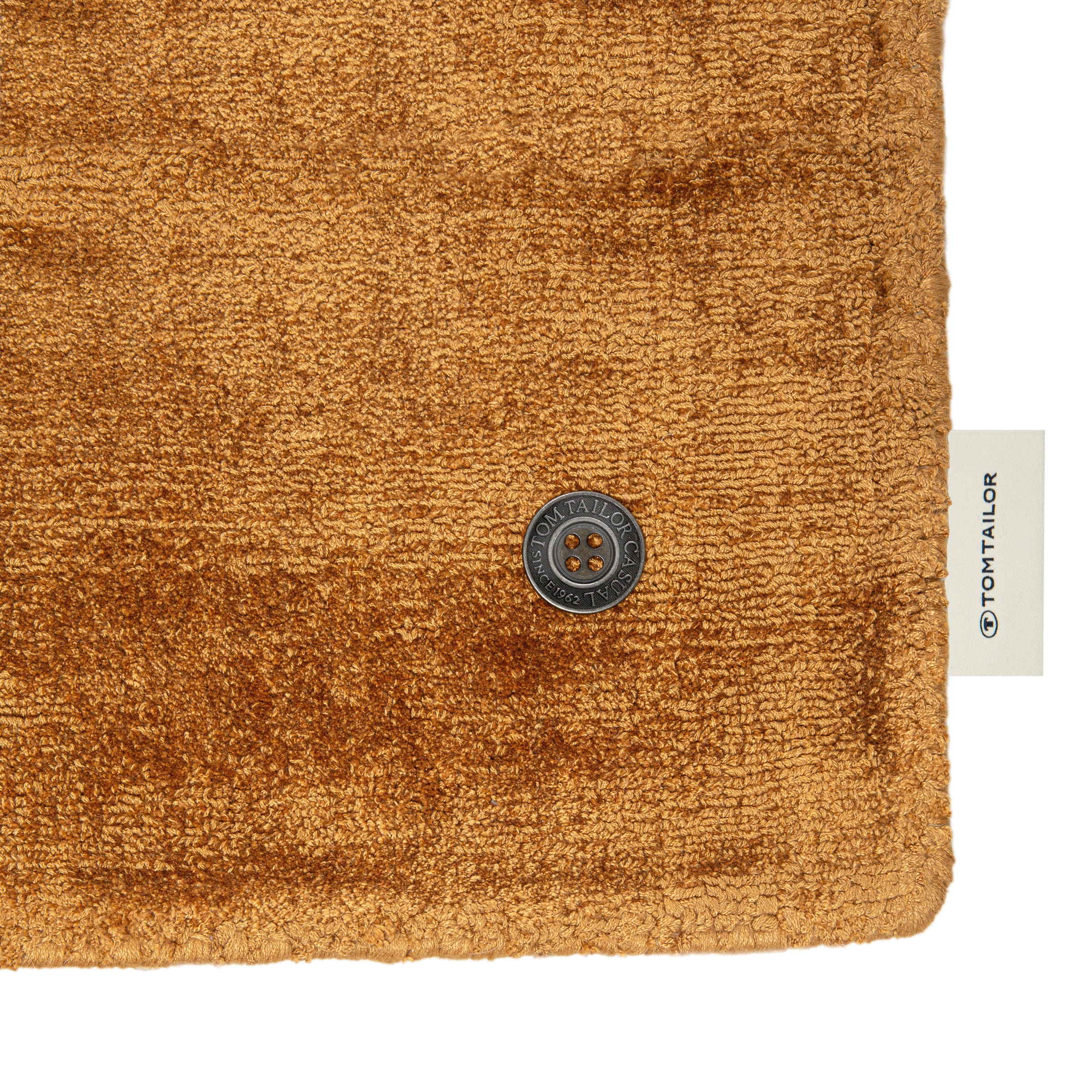 TOM TAILOR HOME Teppich »Shine uni«, rechteckig, 8 mm Höhe, Handweb Teppich, 100% Viskose, handgewebt, mit elegantem Schimmer