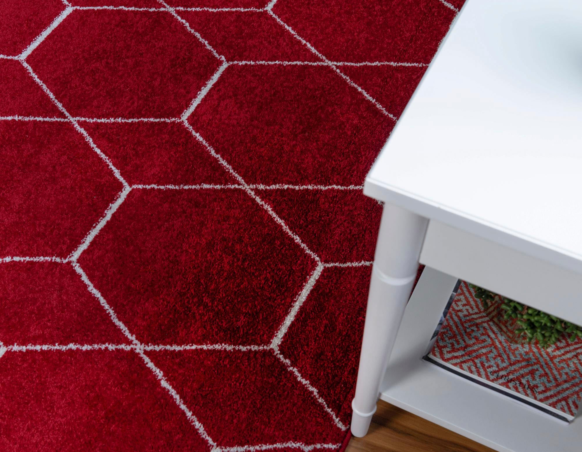 Myflair Möbel & Accessoires Teppich »Crosses Frieze Lagerräumung«, rechteckig, 8 mm Höhe, Kurzflor, gewebt, modernes Design, ideal im Wohnzimmer & Schlafzimmer