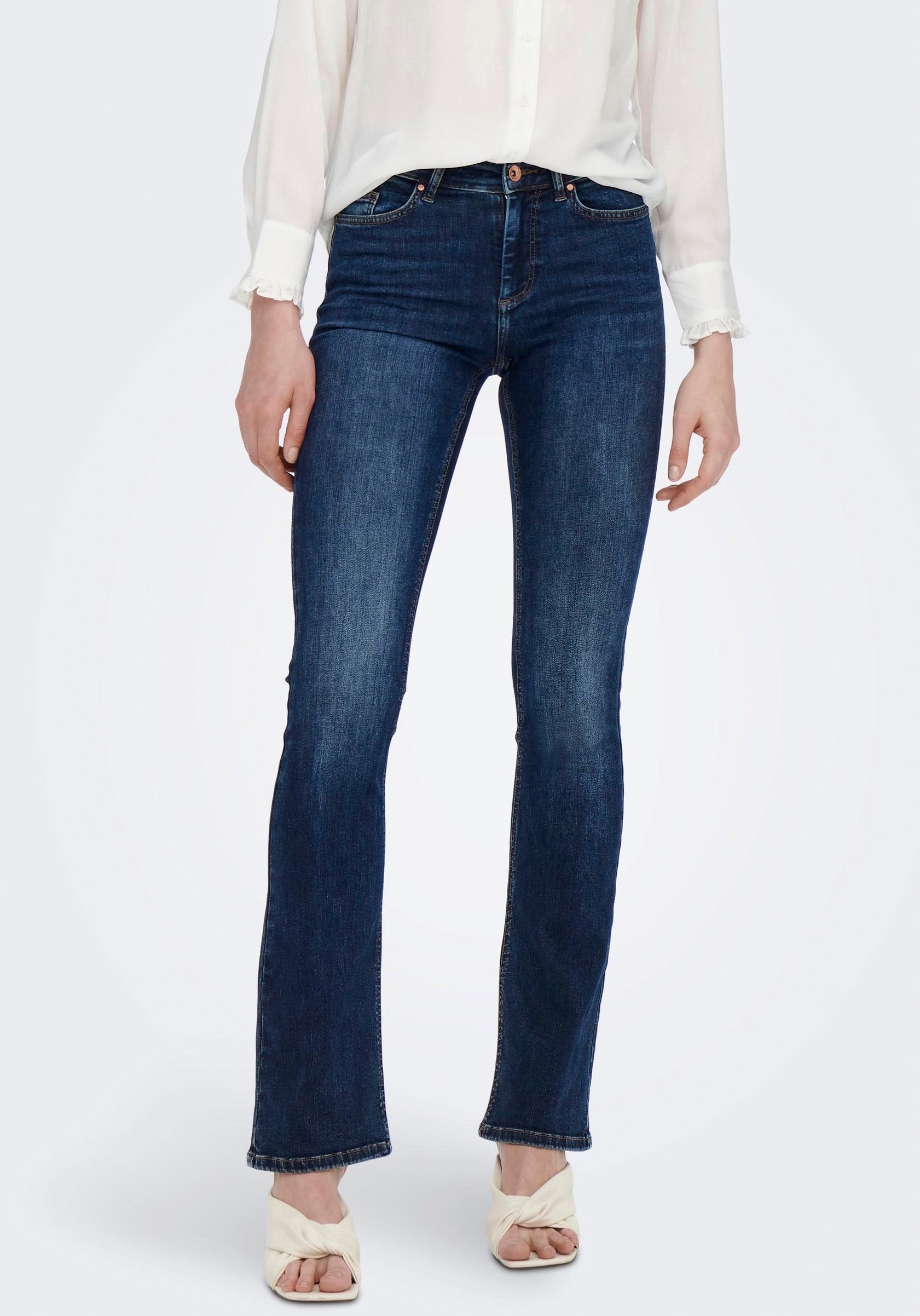 Bootcut-Jeans »ONLBLUSH MID FLARED DNM TAI021«