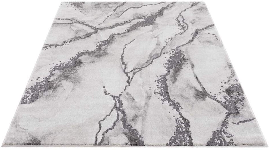 Carpet City Teppich »Chic« rechteckig 11 mm Höhe Kurzflor, Abstrakt, Marmor, Modern, Weicher Flor