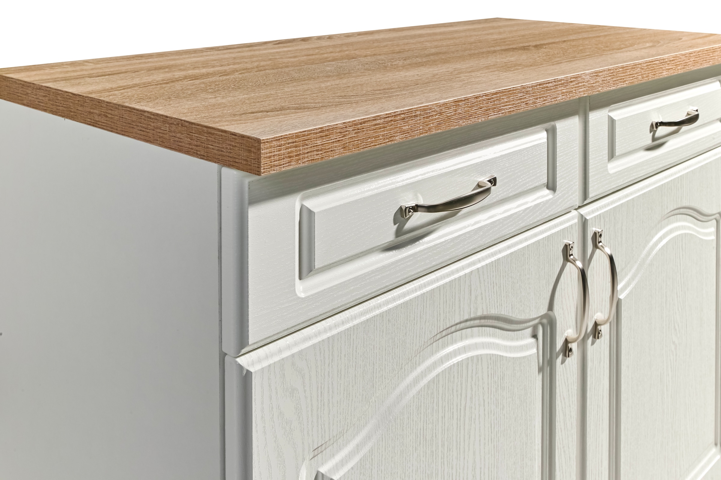 wiho Küchen Unterschrank »Linz«, 100 cm breit, in Landhaus-Optik