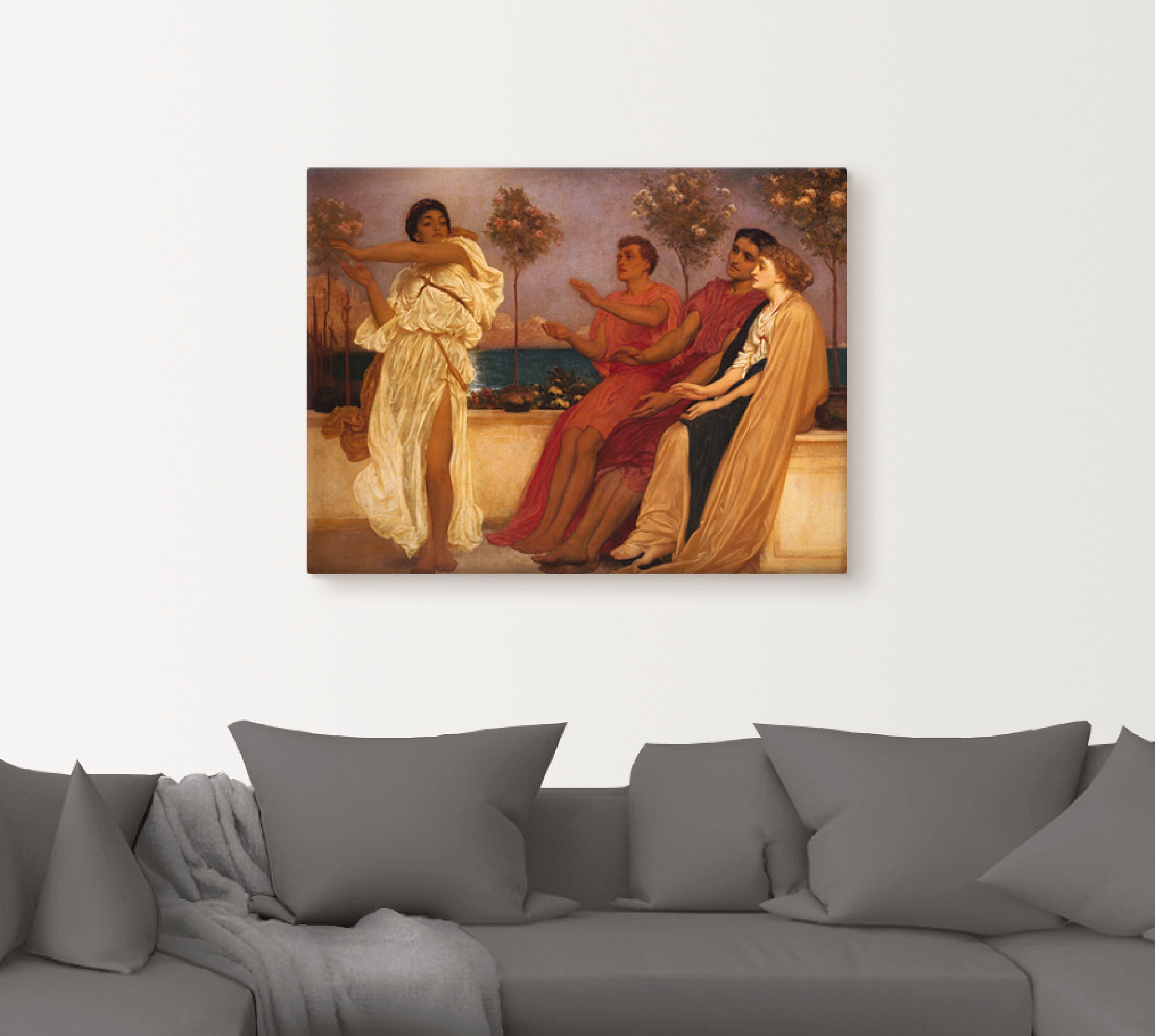 Artland Wandbild »Tanzendes griechisches Mädchen.« Gruppen & Familien 1 Stk günstig online kaufen
