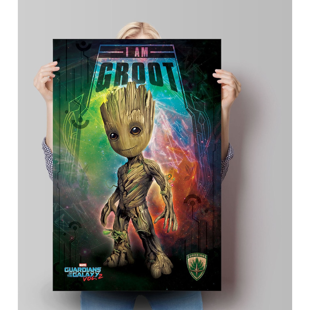 Reinders! Poster »Poster Guardians Of The Galaxy Vol.2 Ich bin Groot«, Film, (1 St.)