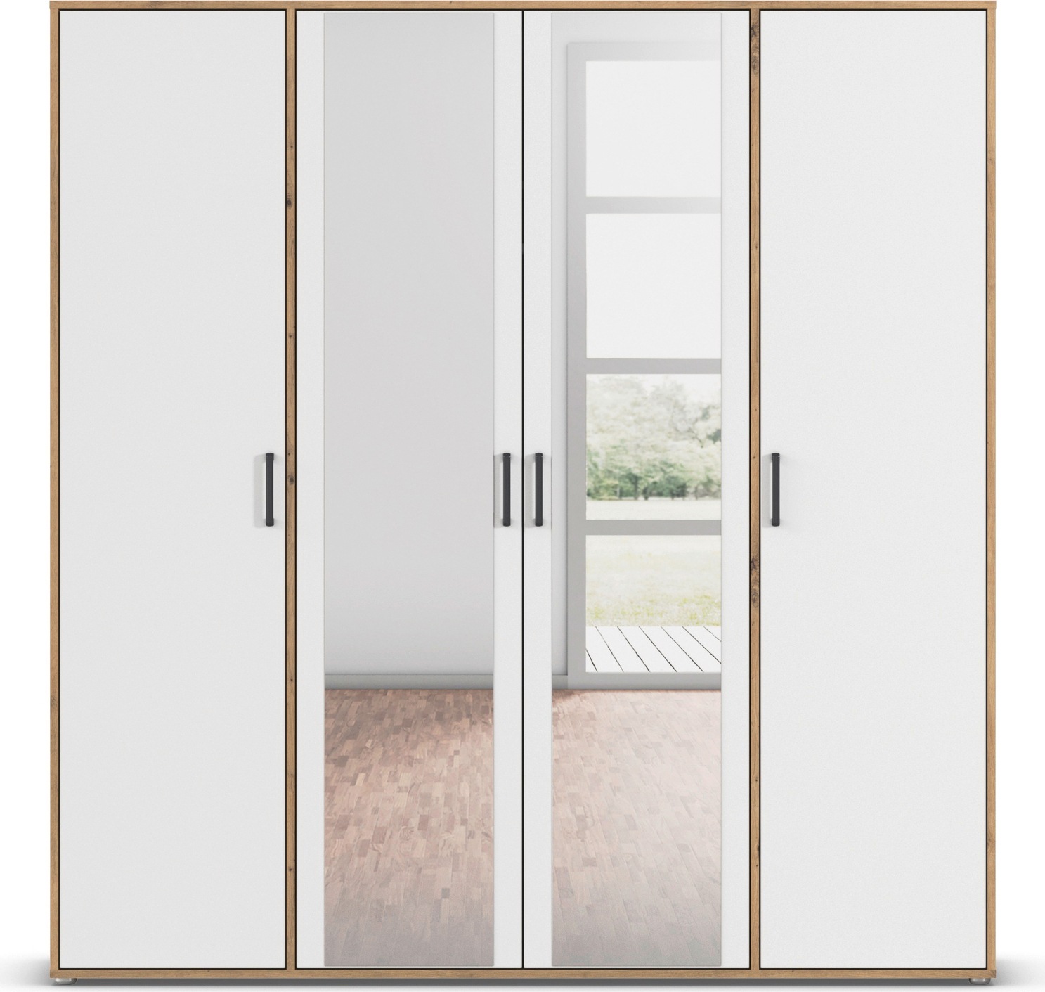 rauch Drehtürenschrank »Kleiderschrank Schrank Garderobe Wäscheschrank VOYA günstig online kaufen