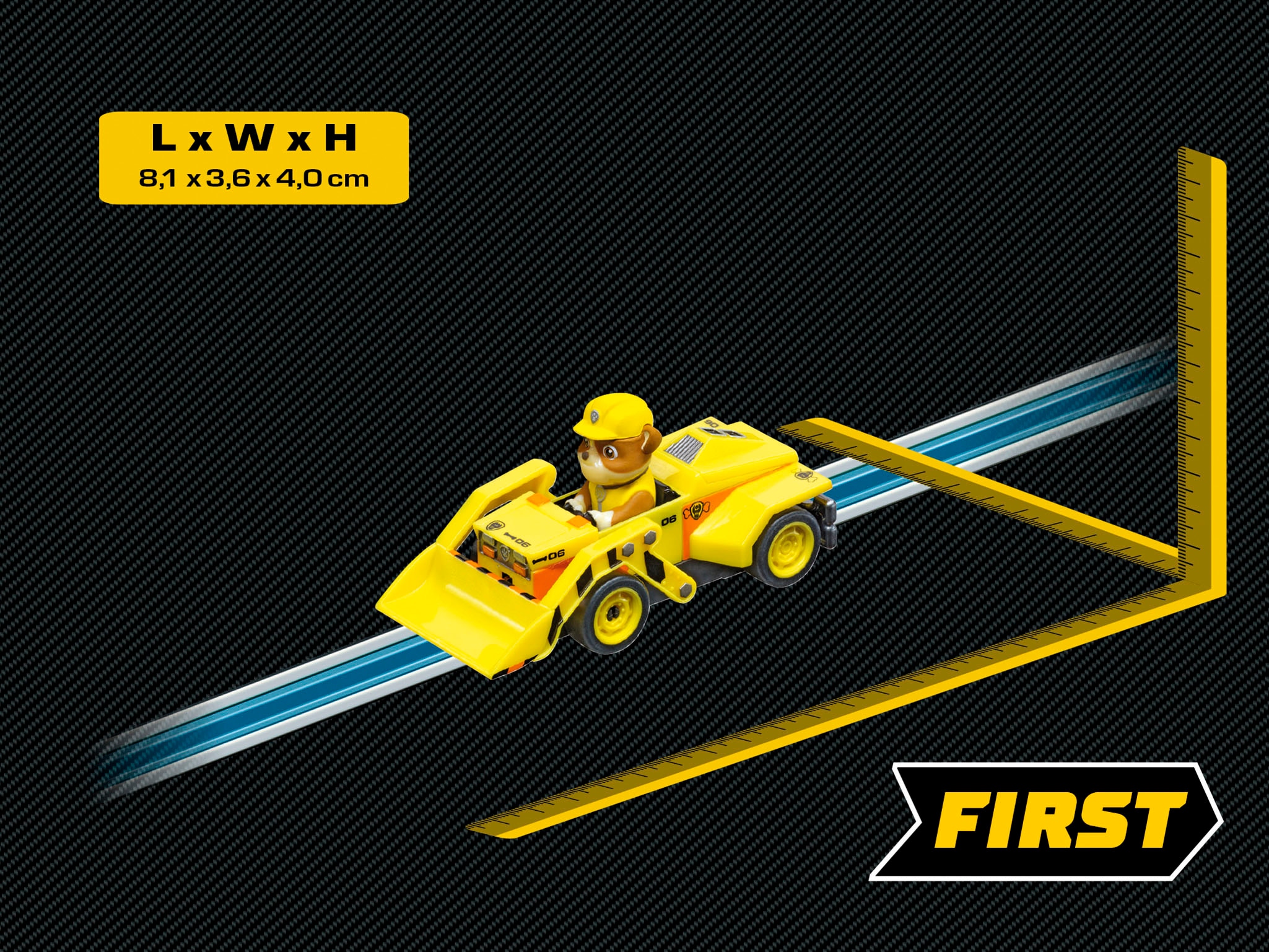 Carrera® Rennbahn-Auto »PAW Patrol - Rubble«