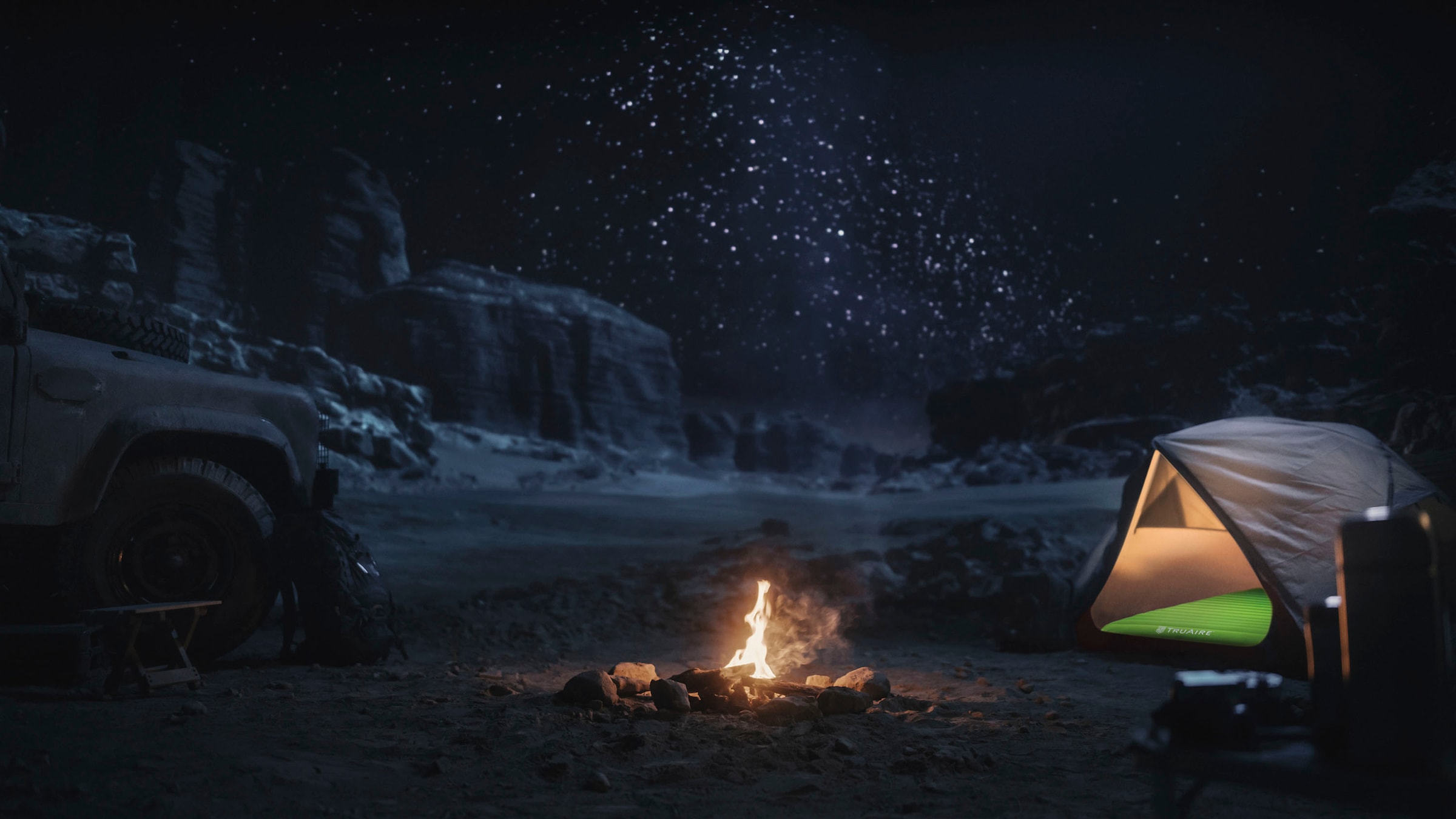 Intex Luftbett »Camping-Matratze Truaire Dura-Beam mit USB150 Pumpe«, mit Aufbewahrungs-Tasche