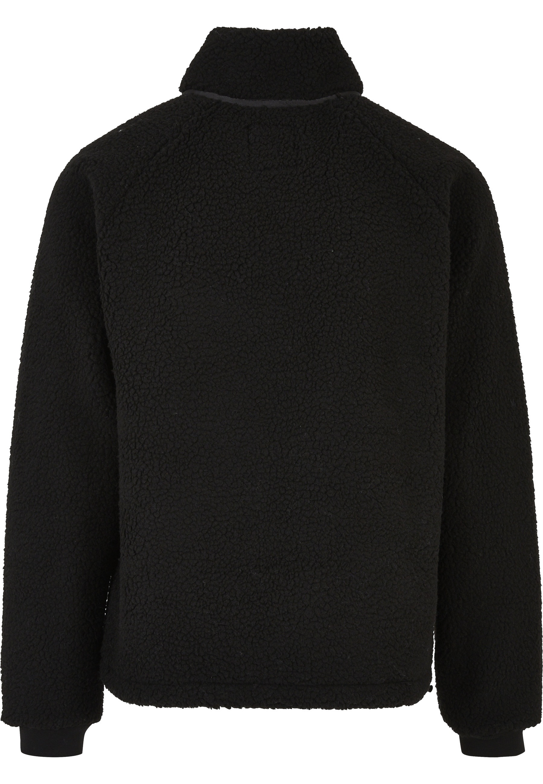 URBAN CLASSICS Winterjacke »Urban Classics Herren Short Raglan Sherpa Jacket« 1 Stk. tlg. ohne Kapuze