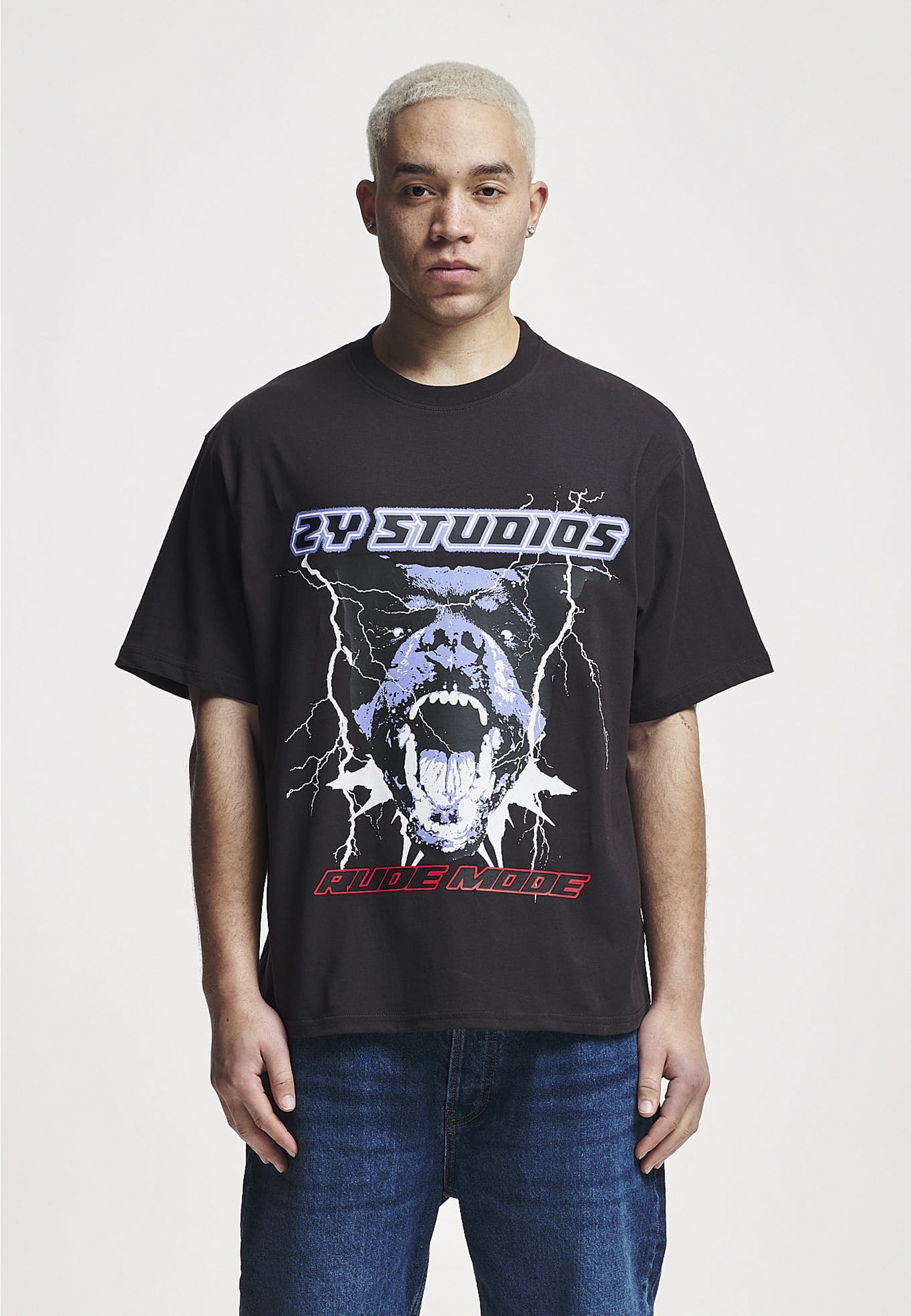 2Y Studios T-Shirt »2Y Studios Herren Rottweiler Oversize Tee« 1 Stk.
