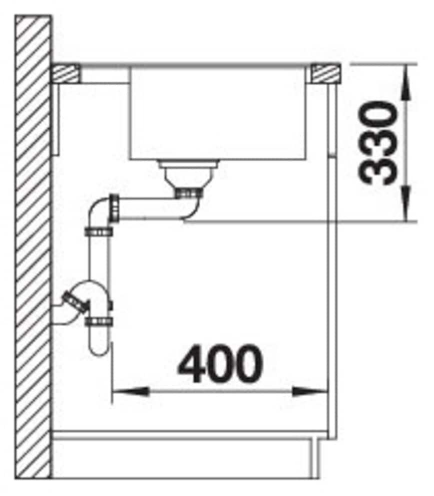 Blanco Granitspüle »DALAGO 45-F« 1 Stk. tlg. erhältlich in mehreren Farben