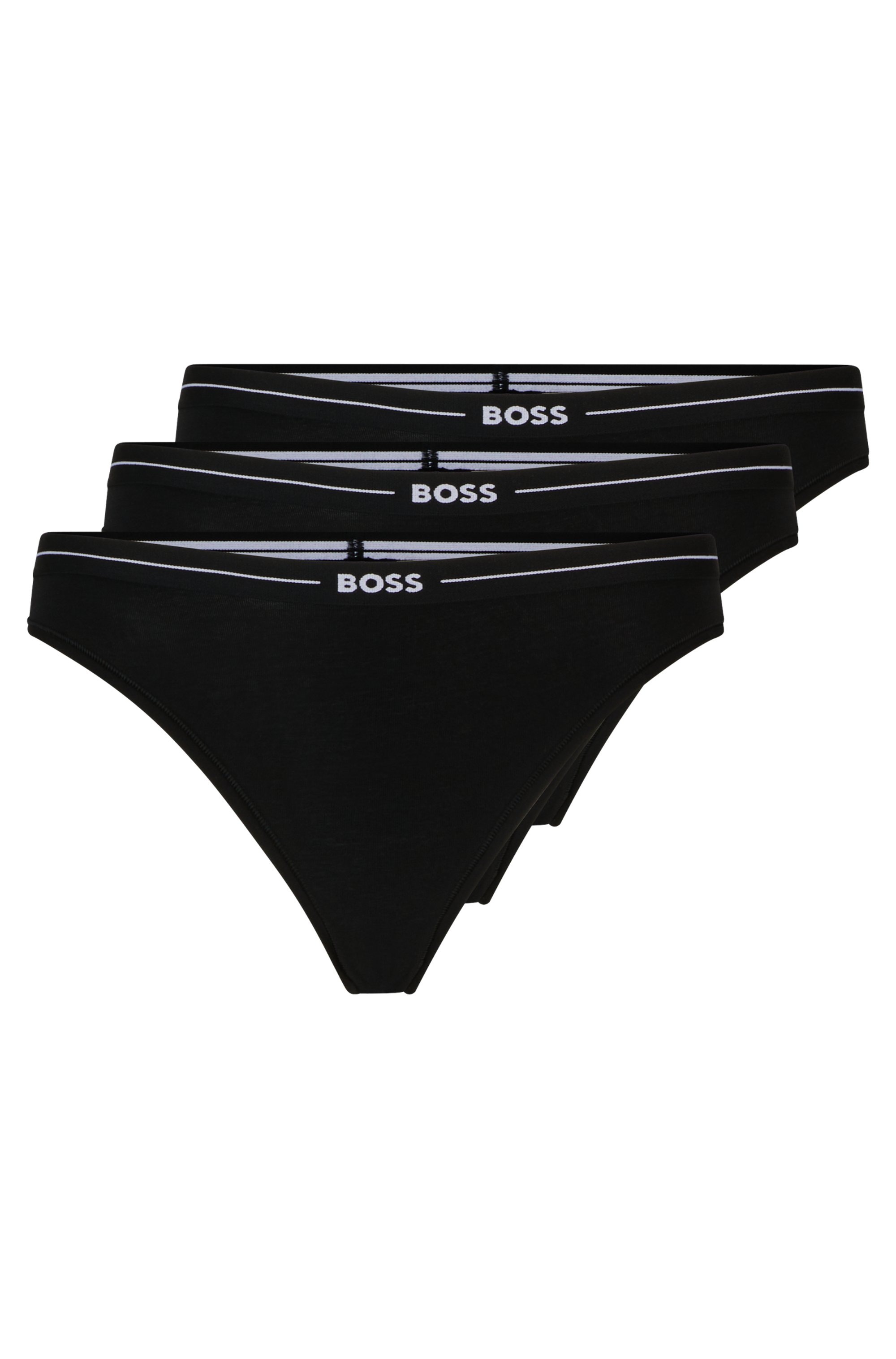 BOSS Slip »3P BRIEF«, (Packung, 3 St., 3er), mit elastischen Logobund