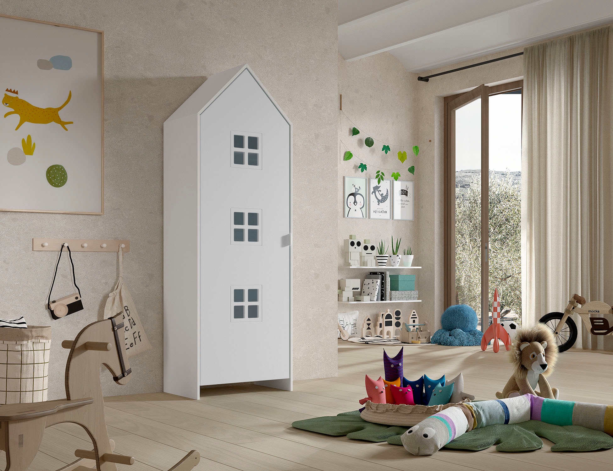 Vipack Kleiderschrank »Casami, mit trendiger Optik in zeitlosem Design«, (B günstig online kaufen