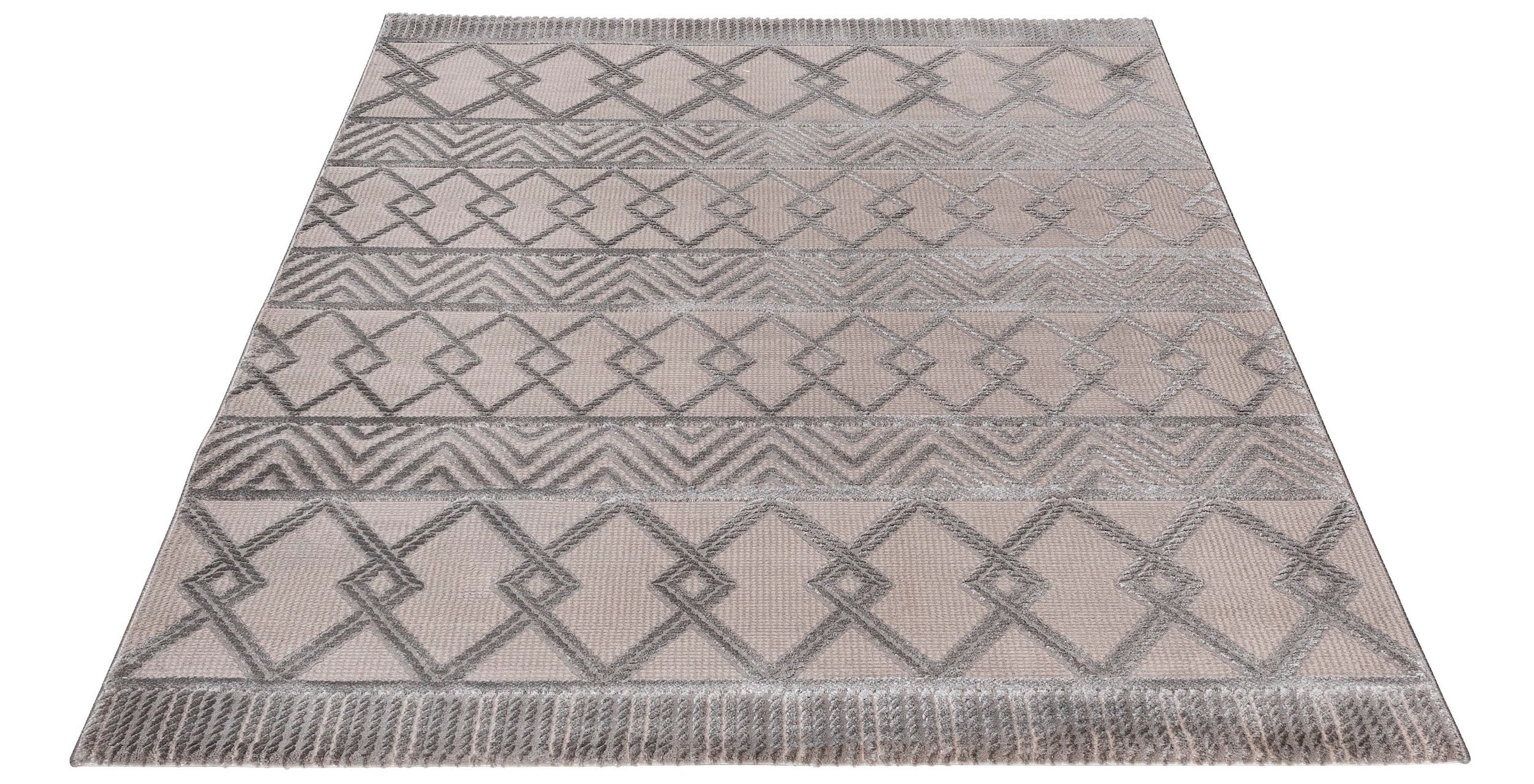 Sehrazat Teppich »Luxury 6200«, rechteckig, 13 mm Höhe, Hoch-Tief-Struktur, Wohnzimmer
