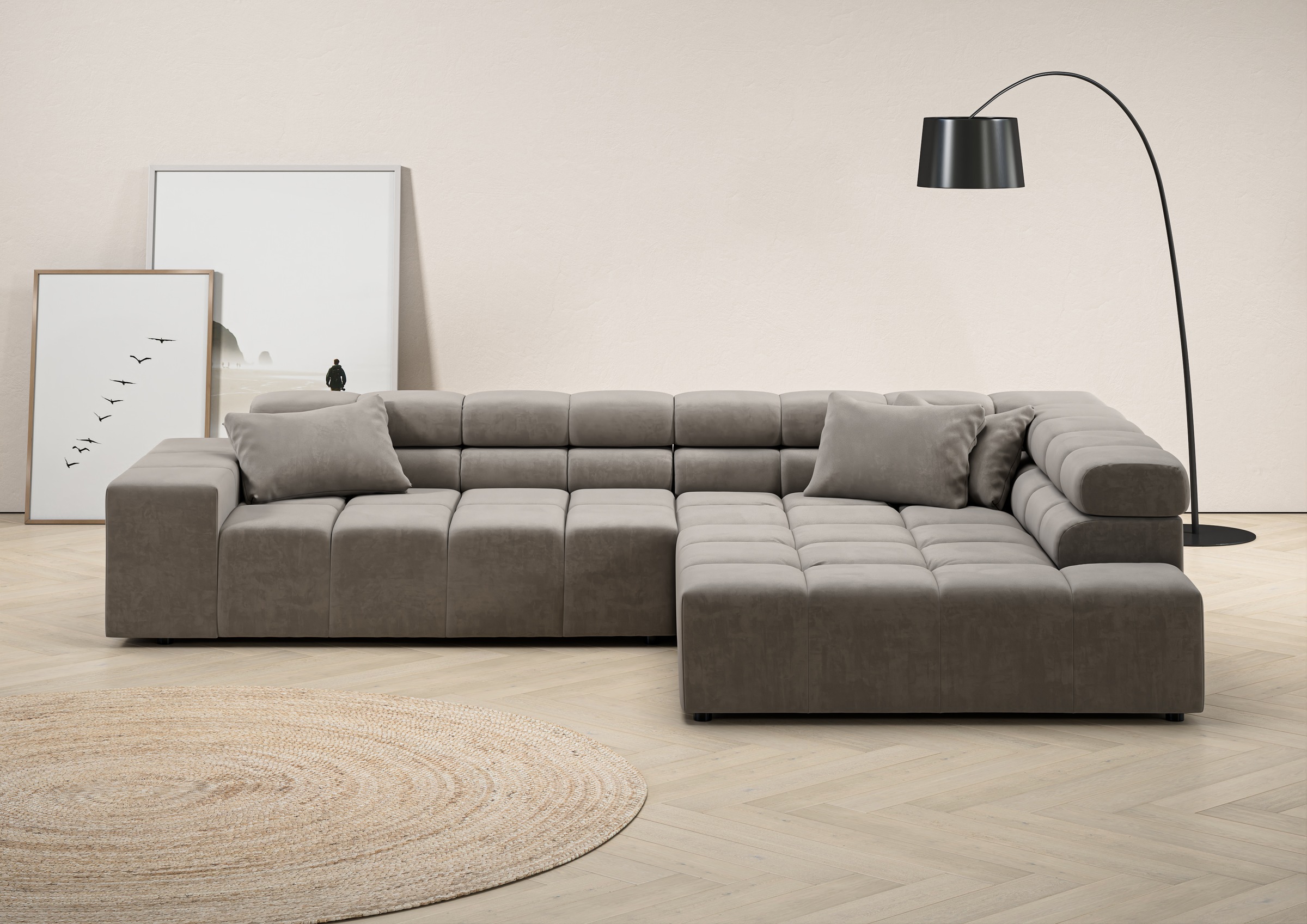 INOSIGN Ecksofa »Ancona incl. Kopfteilverstellung, OTTOs Choice, Breite 319 günstig online kaufen