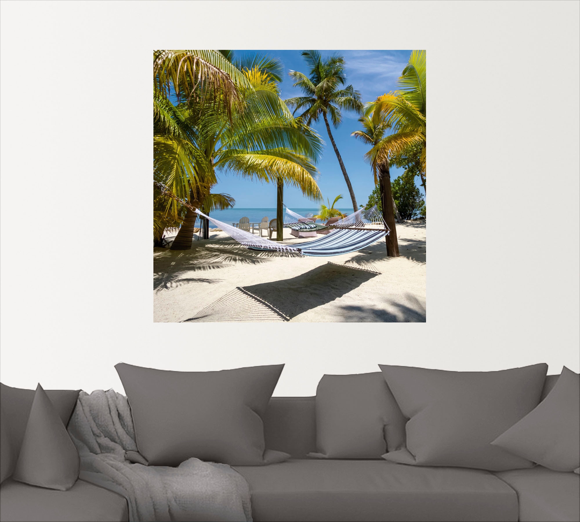 Artland Wandfolie »Florida Keys Strandleben«, Strand, (1 St.), selbstklebend