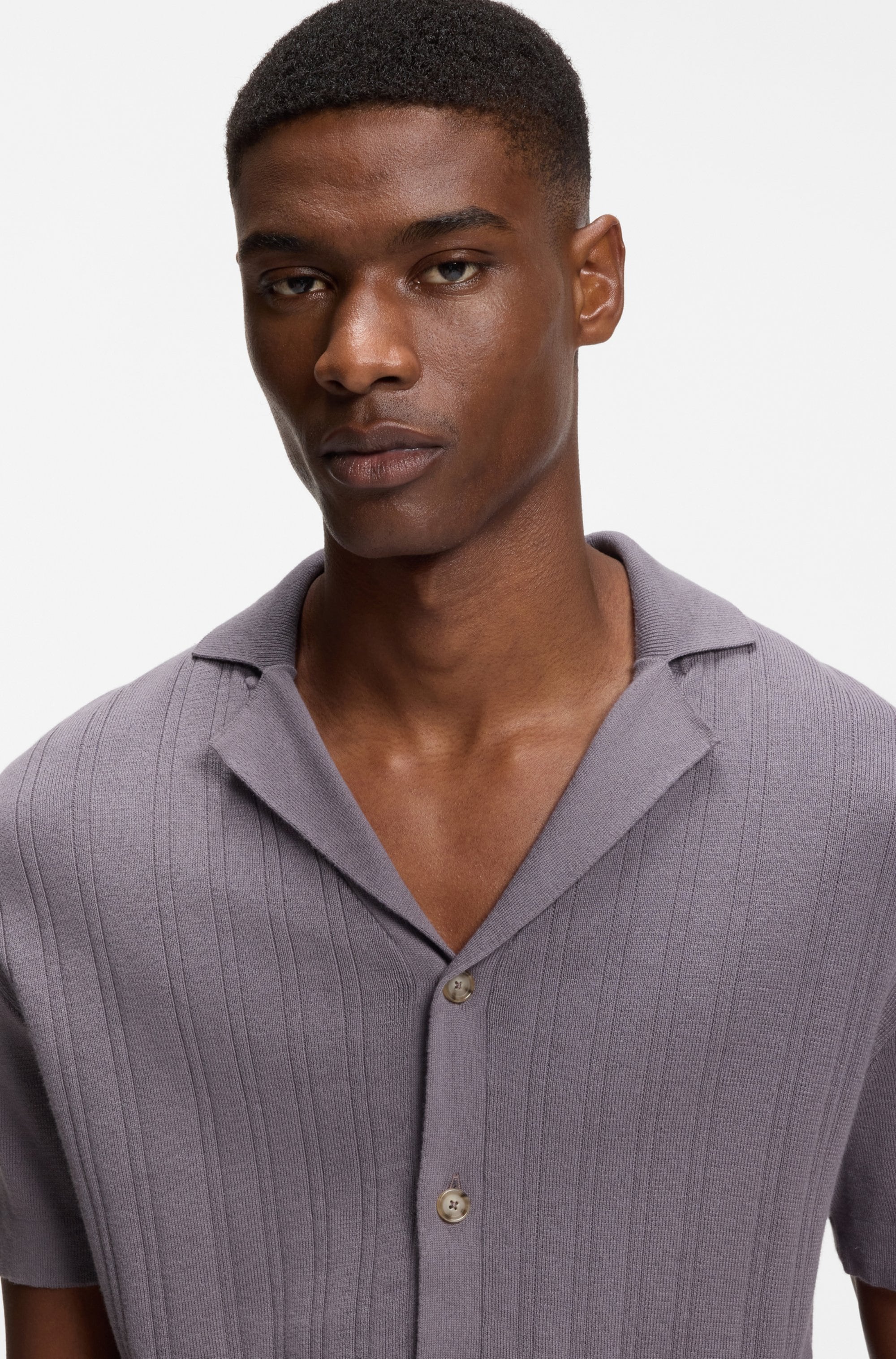 BOSS Cardigan »Neri« Hemd im Regular Fit