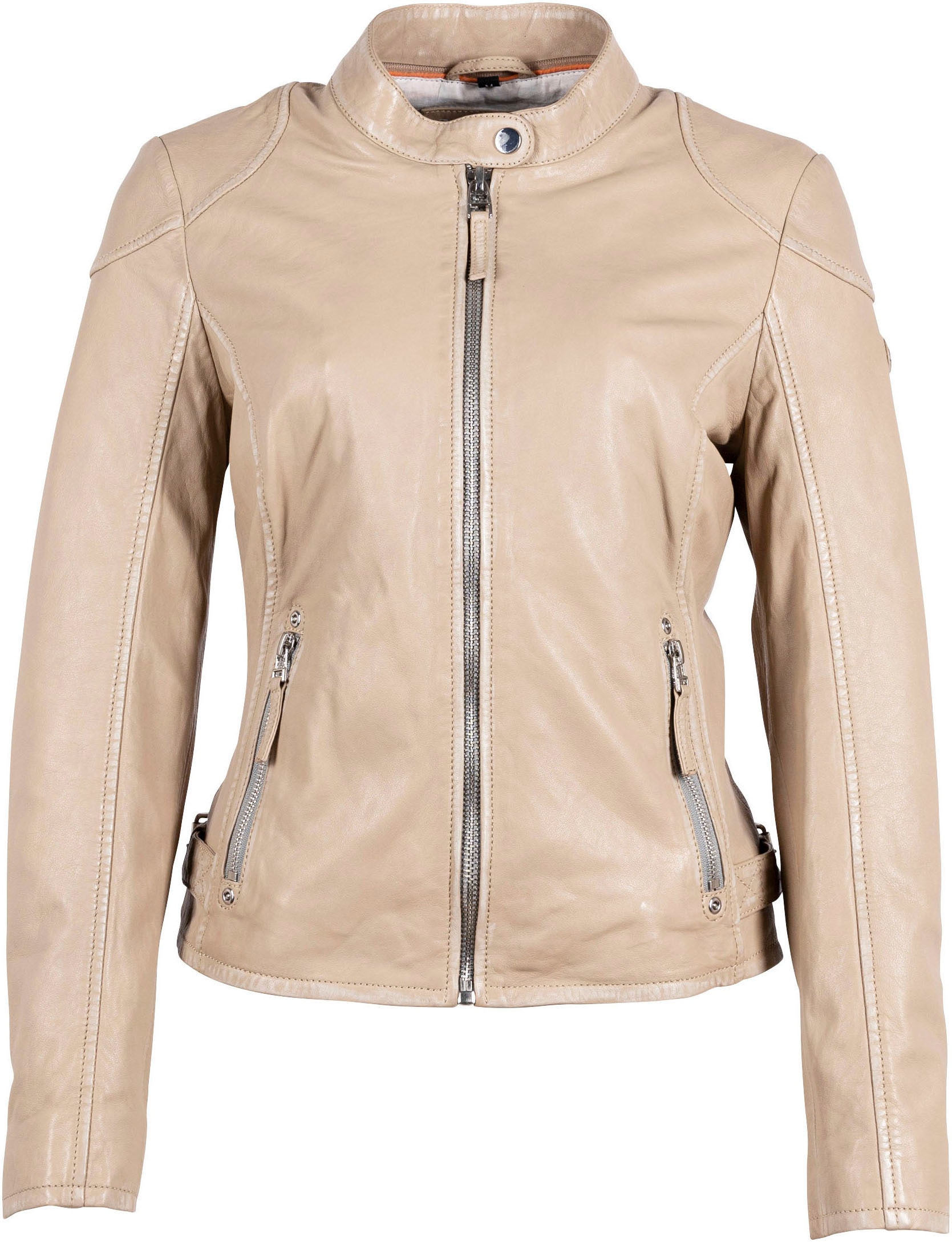 Mauritius Lederjacke »GWFaiza«, mit Patch-Design am Ellenbogen