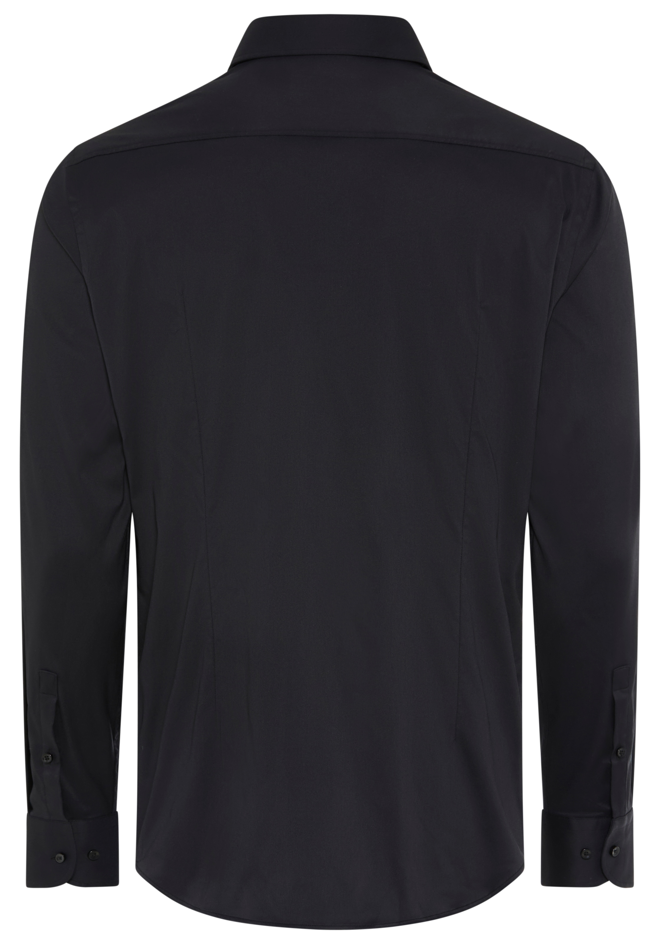 BOSS Businesshemd »HANK« Slim-Fit, aus funktionalem Stretch-Twill, Kentkragen