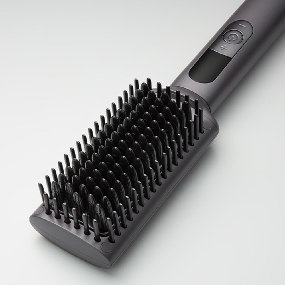 Medion® Glätteisen »Haarglättbürste HB1 (MD19859)«, Keramik-Turmalin, Keramik/Turmalin beschichtete Borsten, Ionen-Technologie