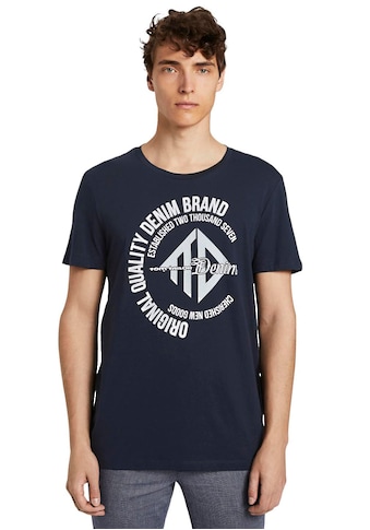 TOM TAILOR Denim T-Shirt, mit Logofrontdruck kaufen TOM TAILOR Denim T-Shirt, mit Logofrontdruck kaufen