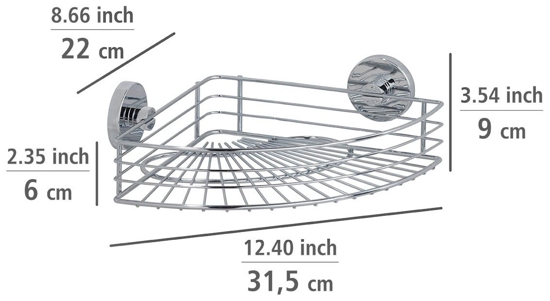 WENKO Duschablage »Bari«, 1 Etage