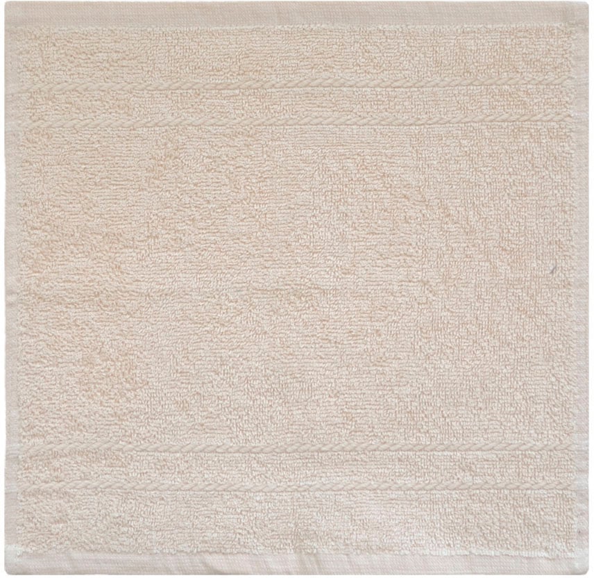 Dyckhoff Waschlappen »Kristall«, (Set, 10 tlg.), mit Bordüren