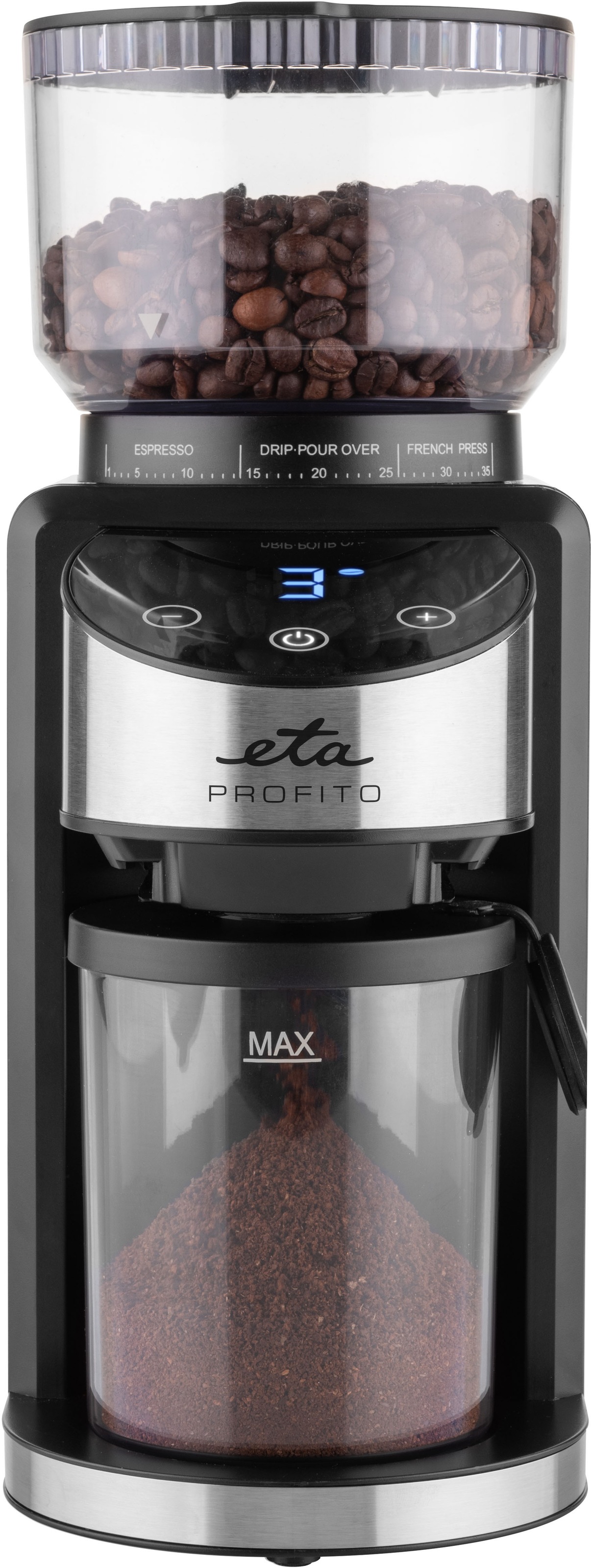 eta Kaffeemühle »PROFITO ETA106990000«, 200 W, 250 g Bohnenbehälter günstig online kaufen