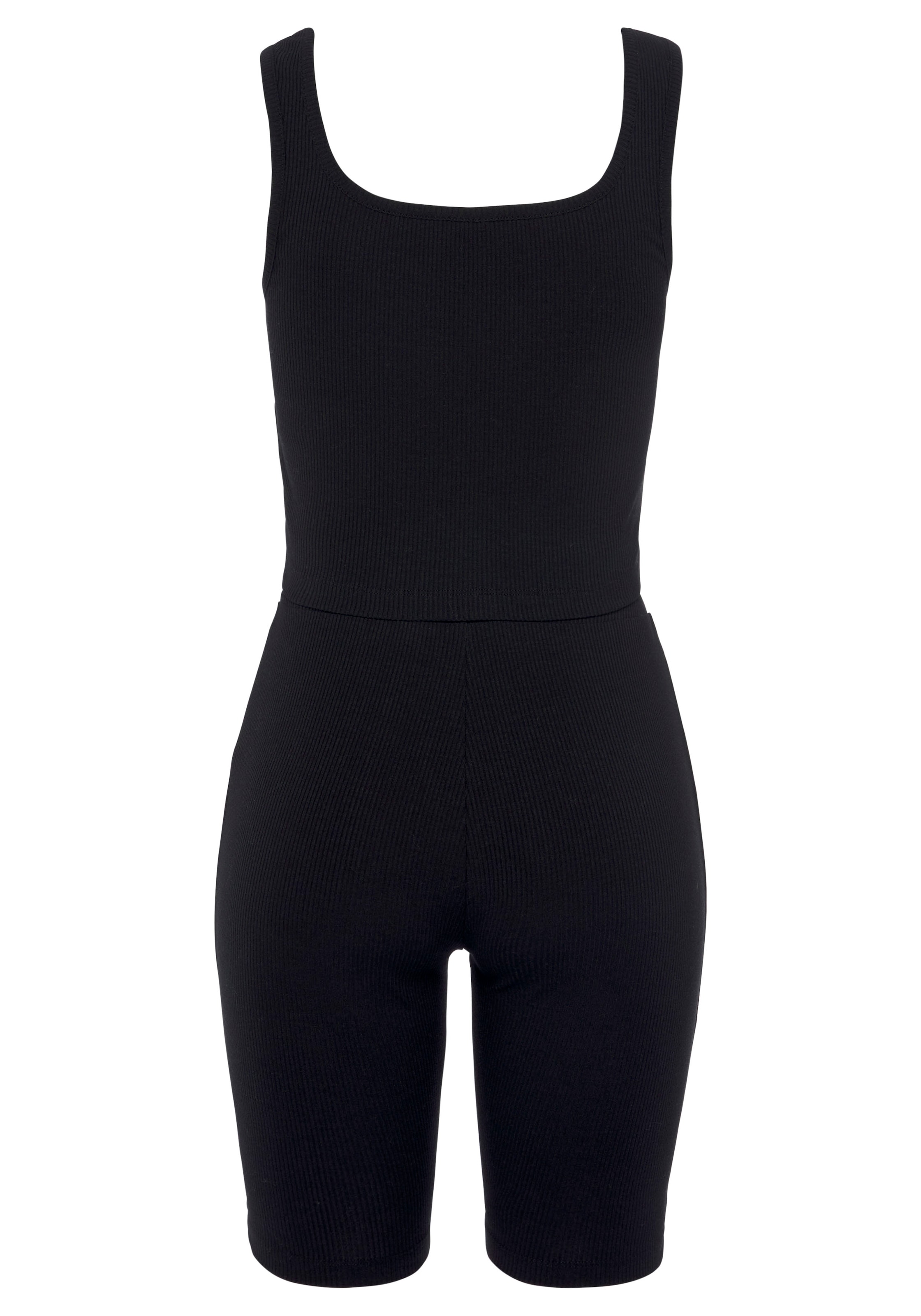 LASCANA Shorty, bestehend aus Top und Shorts aus Rippmaterial, Homewear-Set