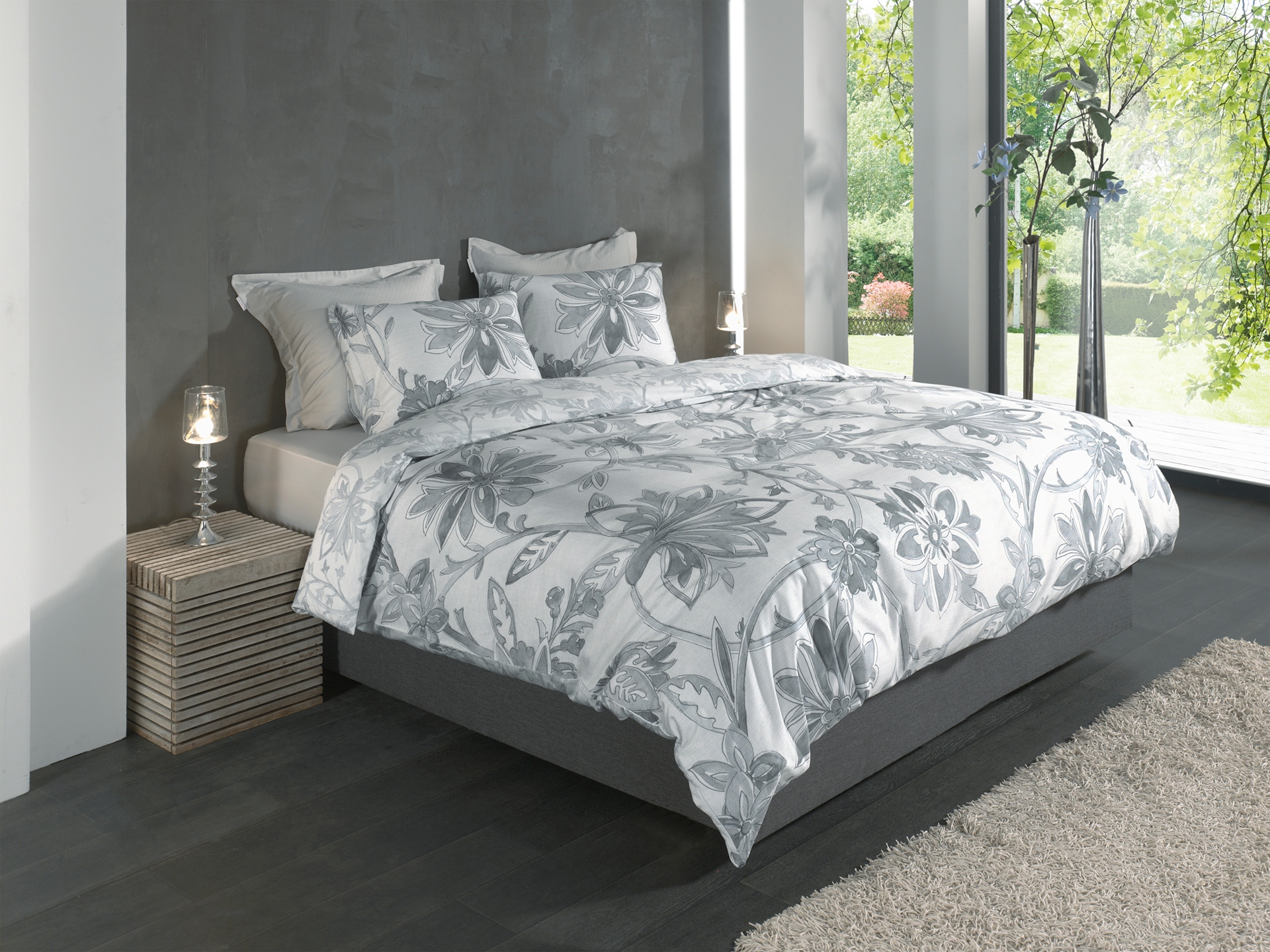 Heckett & Lane Bettwäsche »Heckettlane Bettwäsche Neva« 2 Bettwäsche aus 100% Baumwolle, hochwertige Mako-Satin, ab 135x200 cm.