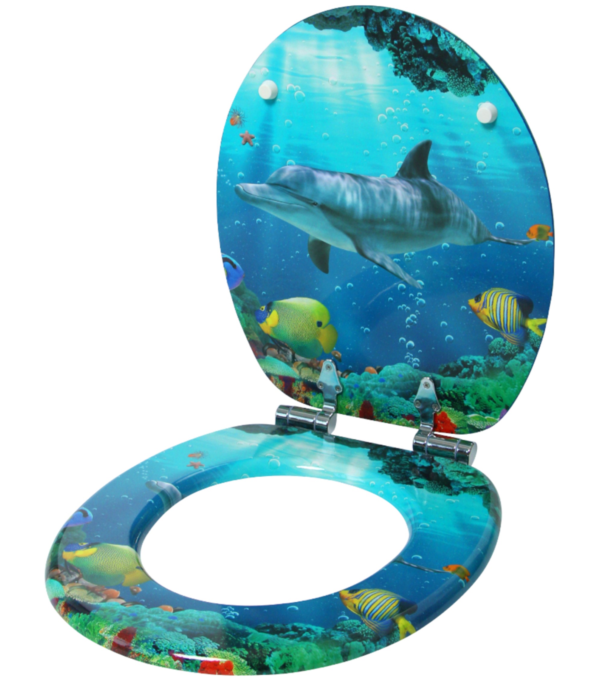 Sanilo Badaccessoire-Set »Delphin Korallen«, (Komplett-Set, 6 tlg.)