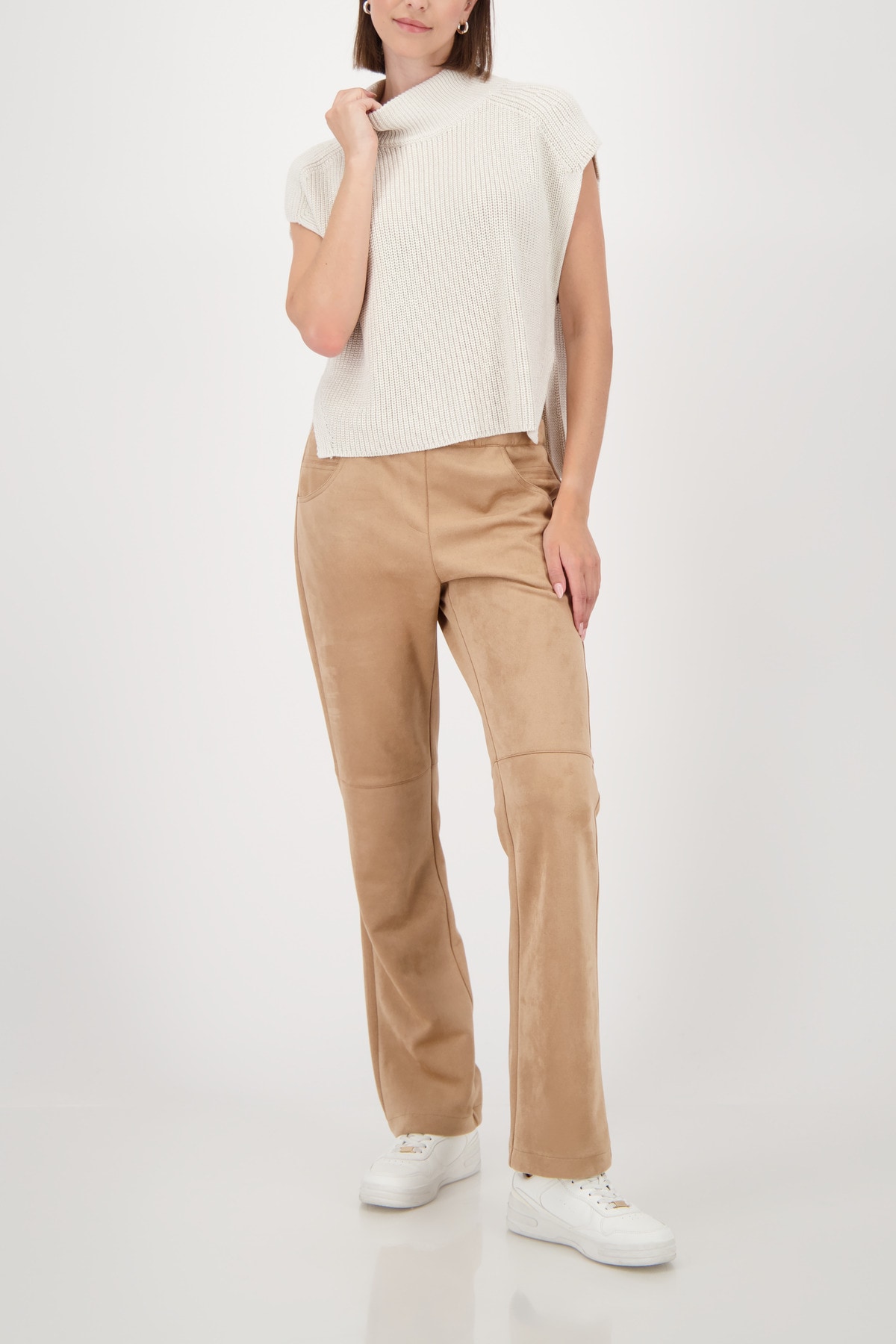 Monari Pullunder Regular fit mit Stehkragen