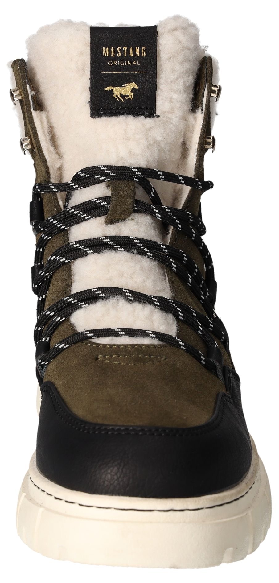 Mustang Shoes Winterboots, Schnürboots, Snowboots mit praktischem Innenreißverschluss