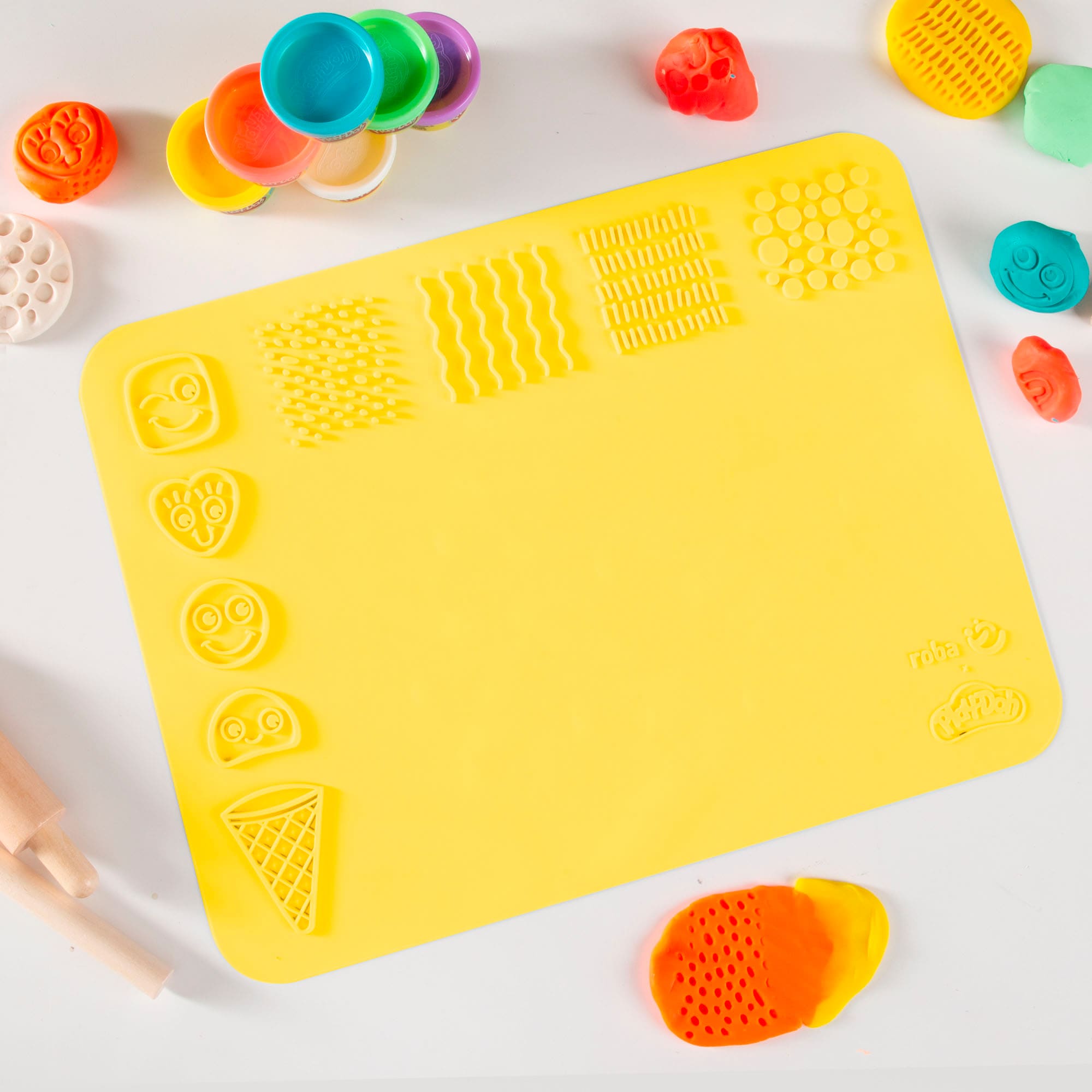 roba® Outdoor-Spielküche »Play-Doh«, inkl. Knete, 3D-Kreativmatte; FSC® - schützt Wald - weltweit