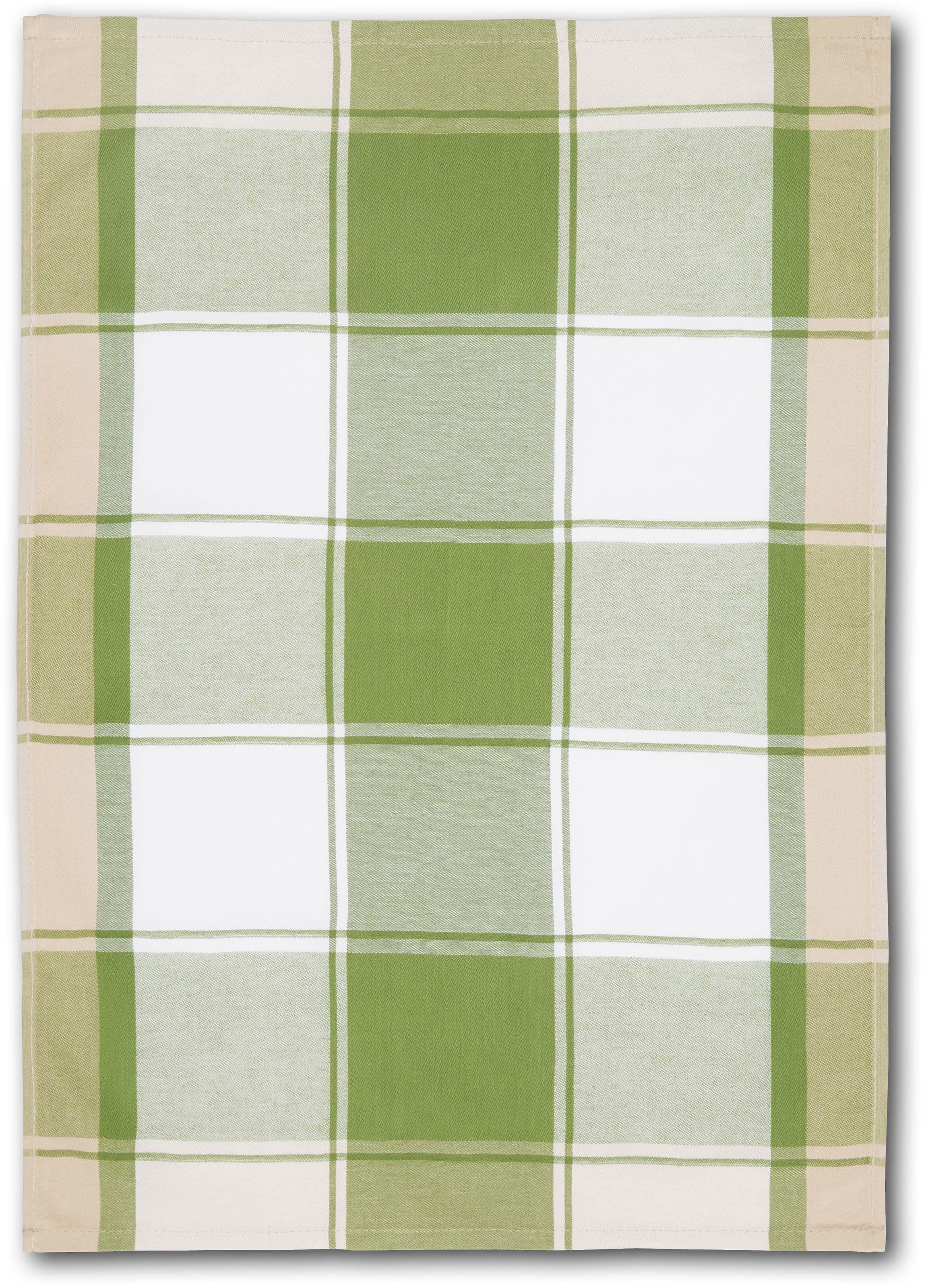 Dyckhoff Geschirrtuch »KARO, Maße je Tuch ca. 50x70 cm«, (Set, 6 tlg.), mit drei verschiedenen Motiven