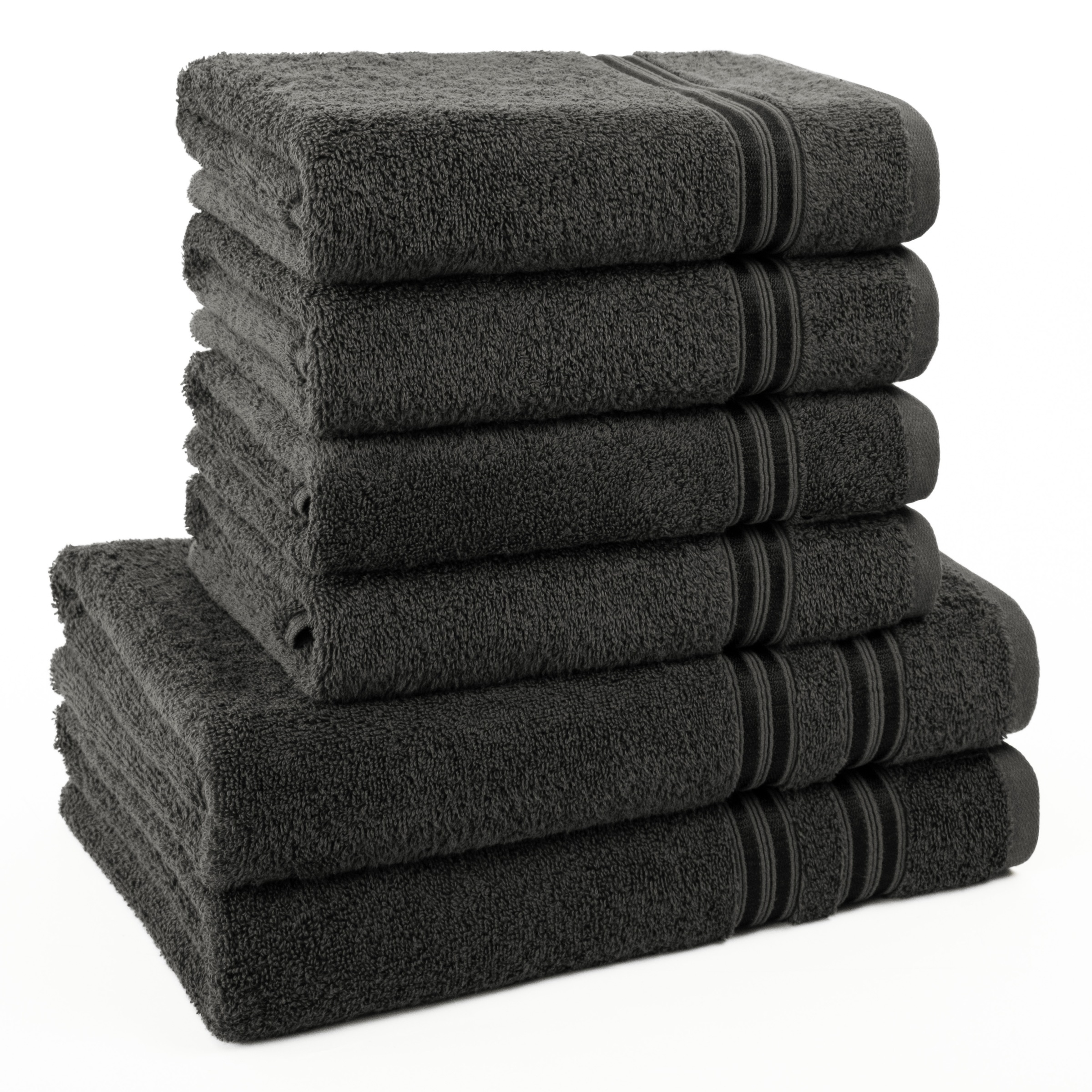 HAMMETEX Handtuch Set 6-teiliges Handtuch Set, 100% Baumwolle, Weich & Saug günstig online kaufen