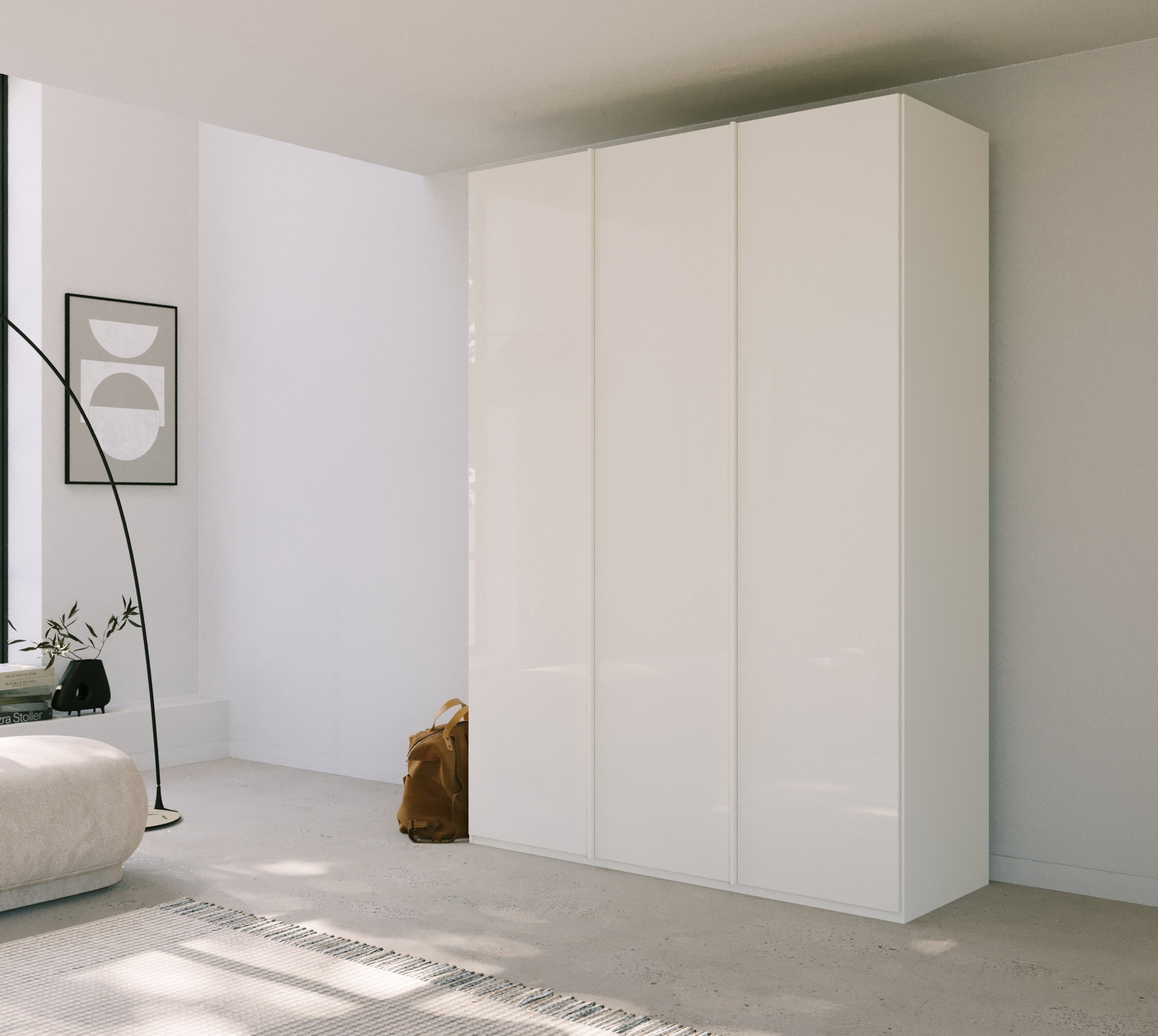 rauch Drehtürenschrank »Skat Meridian« Glasfront, inkl. Innenspiegel und 4 Innenschubladen