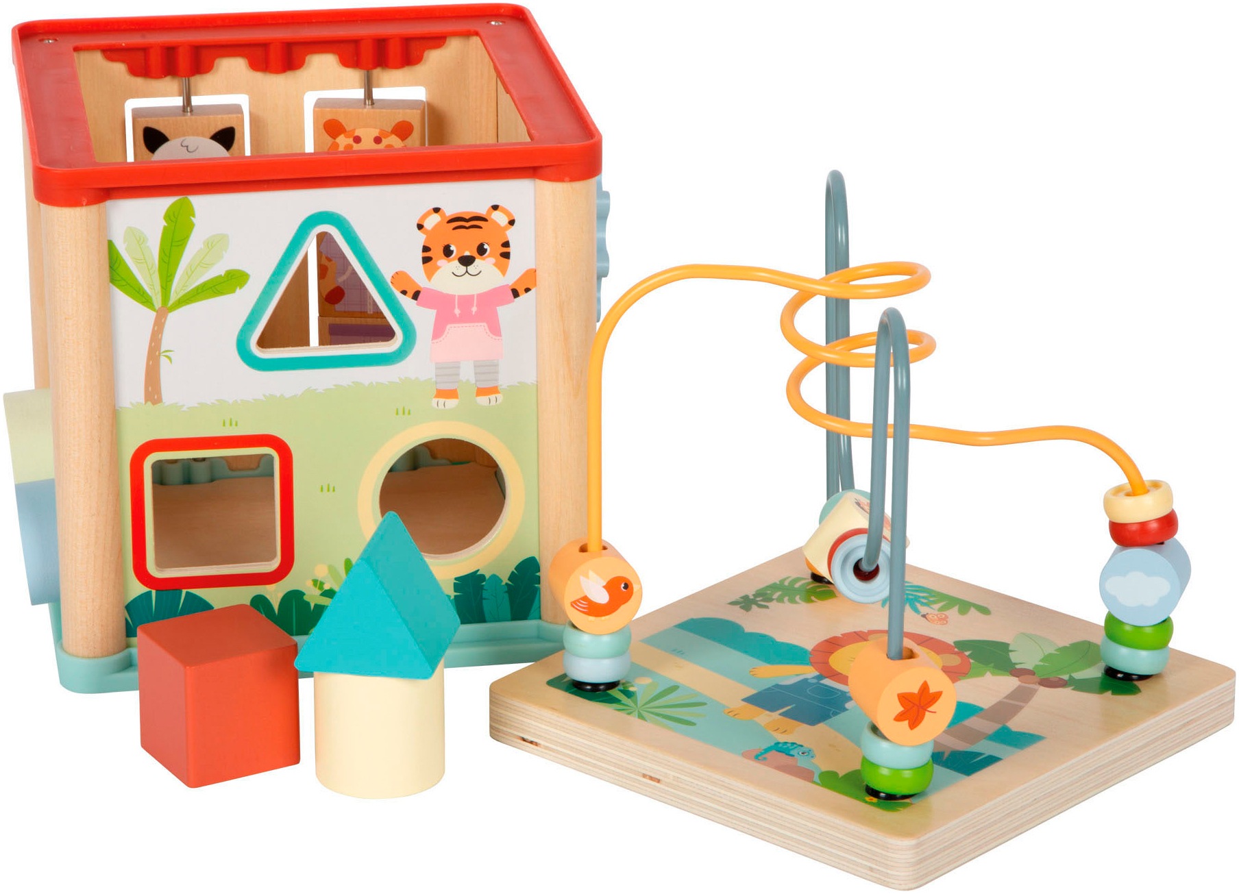 Small Foot Motorikwürfel »Jungle Friends«