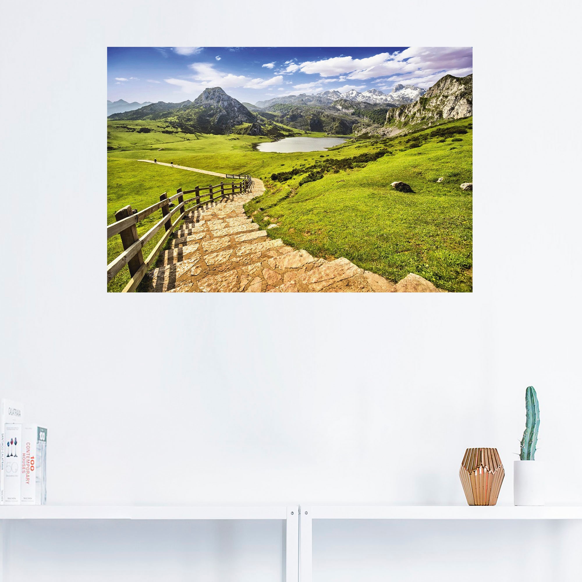Artland Wandbild »Berglandschaft in Asturien«, Berge & Alpenbilder, (1 St.),  als Alubild, Leinwandbild, Wandaufkleber oder Poster in versch. Größen  online bestellen