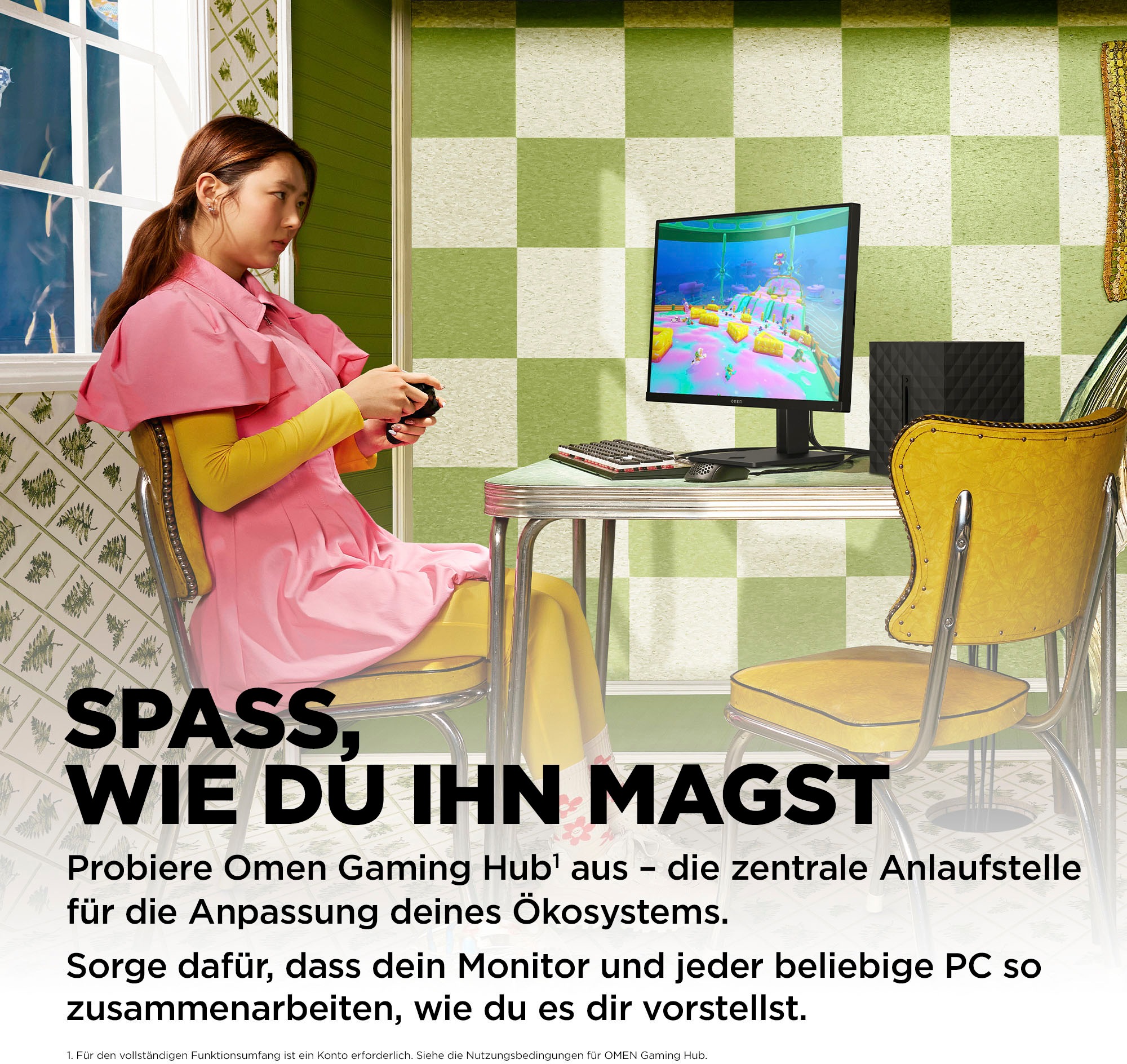 HP Gaming-Monitor »OMEN 27 (HSD-0155-A)«, 68,6 cm/27 Zoll, 1920 x 1080 px, Full HD, 1 ms Reaktionszeit, 165 Hz