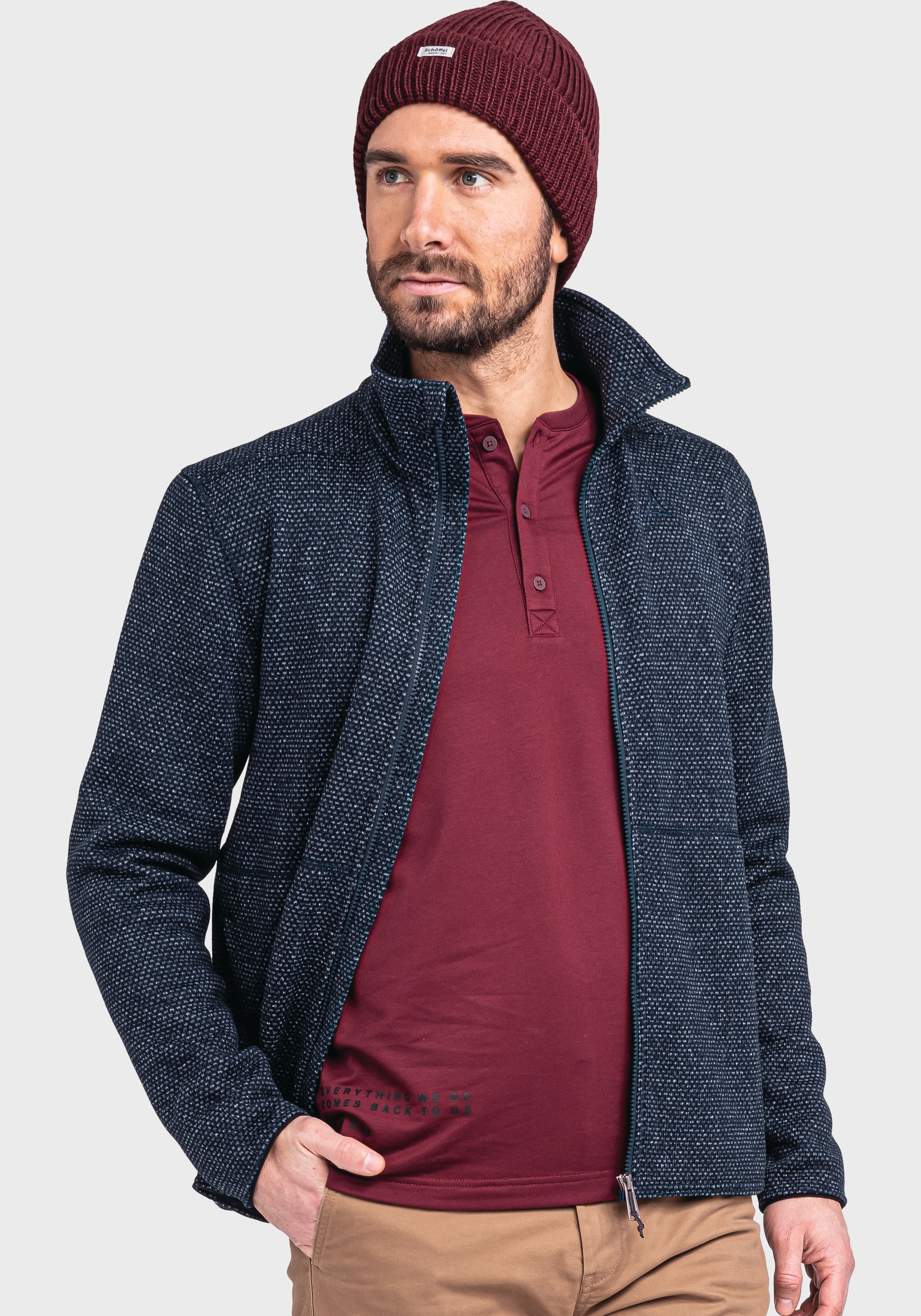 Schöffel Fleecejacke »Fleece Jacket Aurora M«, ohne Kapuze