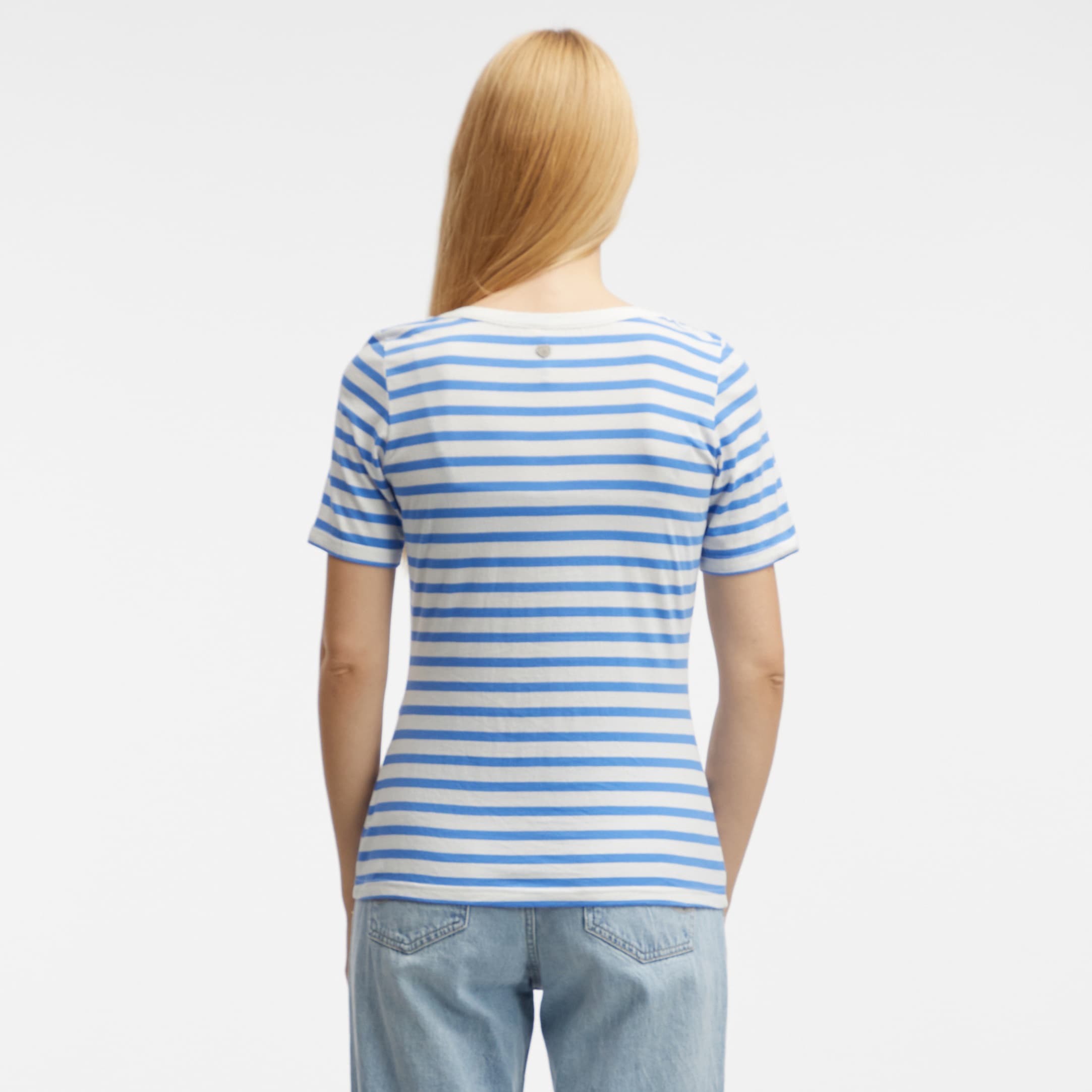 Ragwear Kurzarmshirt »AGATTKA MARINA TOP«, maritimes Streifen Design