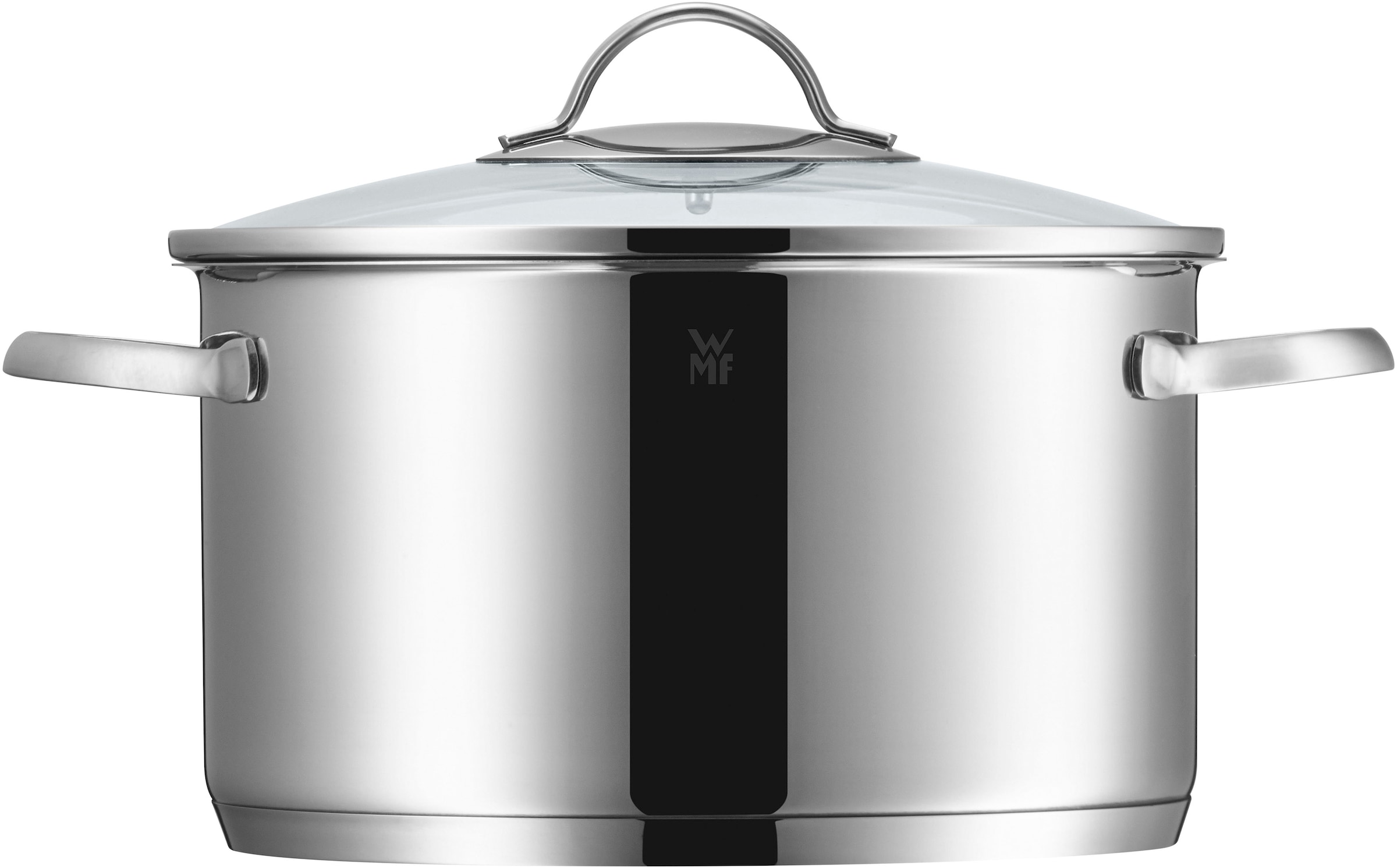 WMF Fleischtopf »Provence Plus«, Cromargan® Edelstahl Rostfrei 18/10, (2 tlg.), breiter Schüttrand, elegant, langlebig, spülmaschinengeeignet