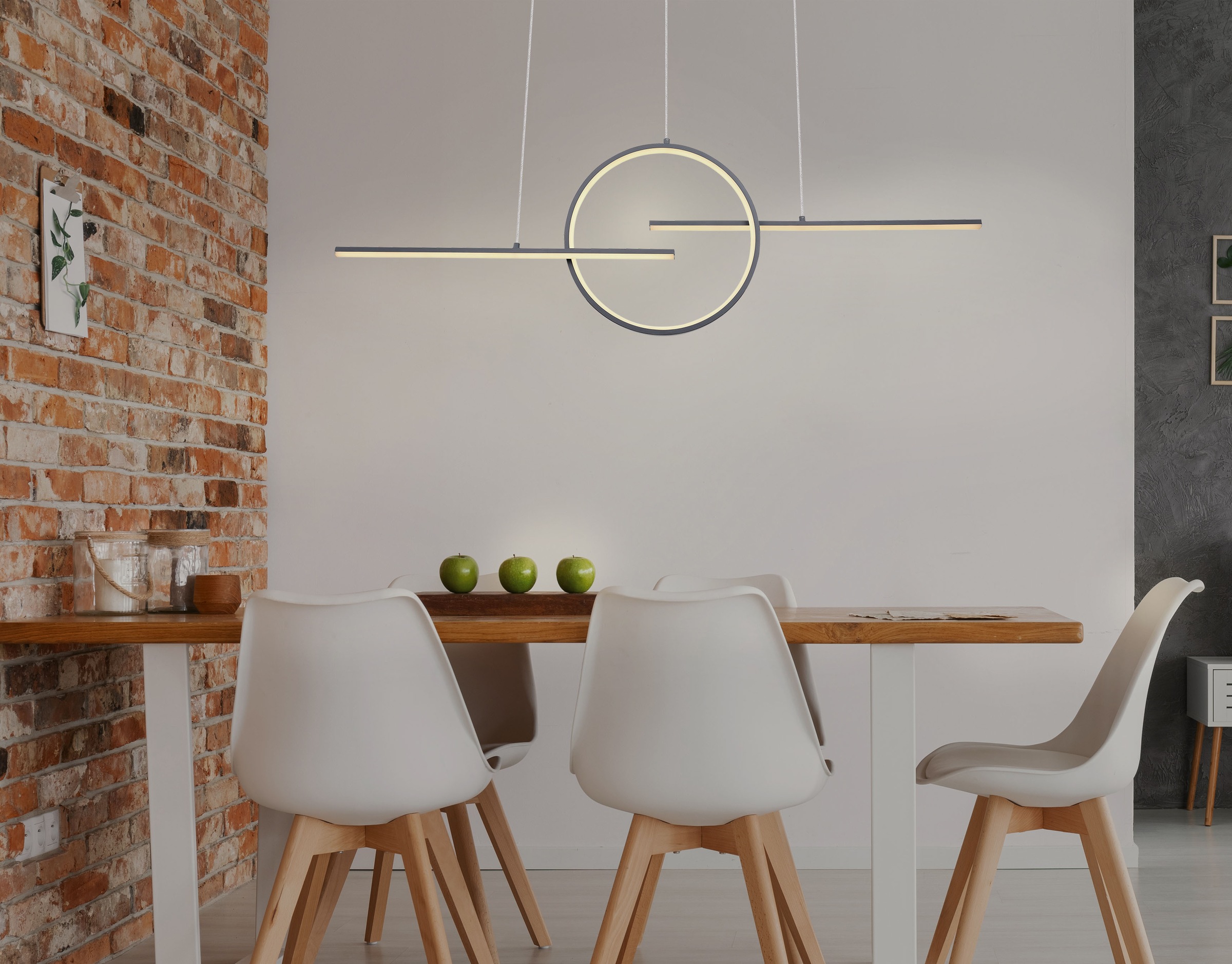 GLOBO LIGHTING LED Pendelleuchte »BARRAL« LED-Modul Hängelampe/Hängeleuchte günstig online kaufen