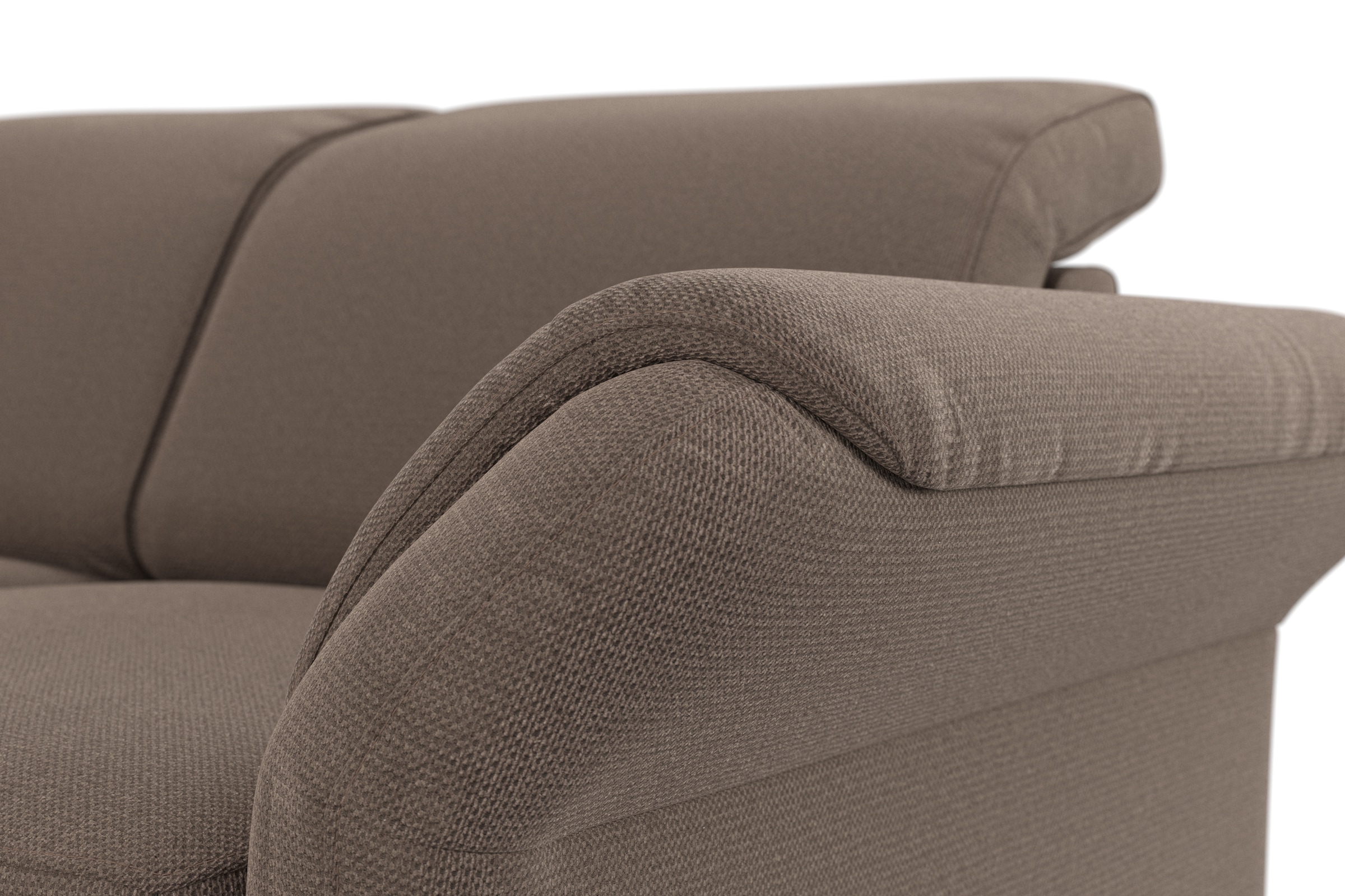 sit&more Ecksofa »Apulia L-Form«, wahlweise Bettfunktion, Bettkasten und Kopf- und Armteilverstellung