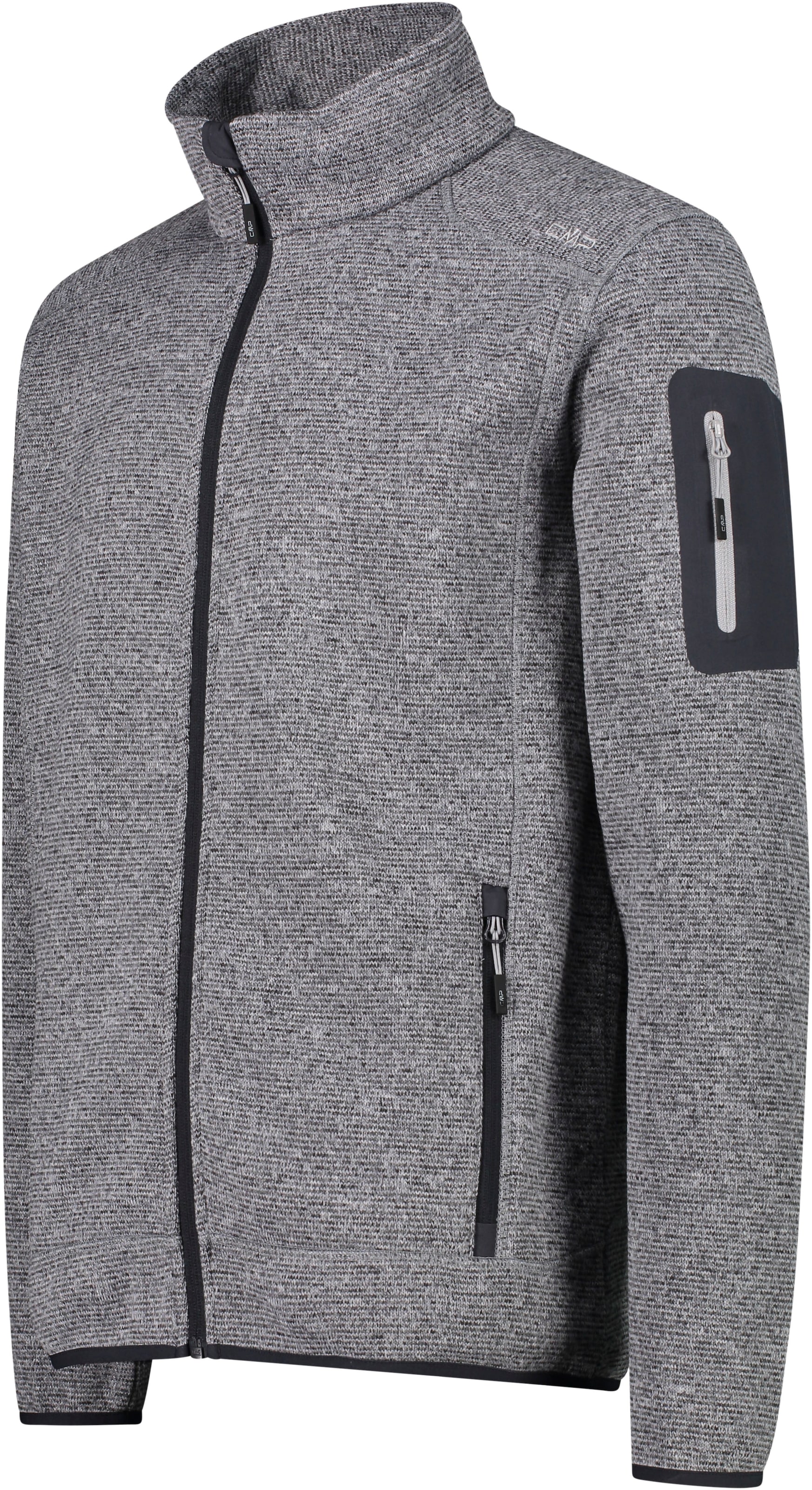 CMP Strickfleecejacke, (1 St.), ohne Kapuze, Wärmend & atmungsaktiv & schnell trocknend