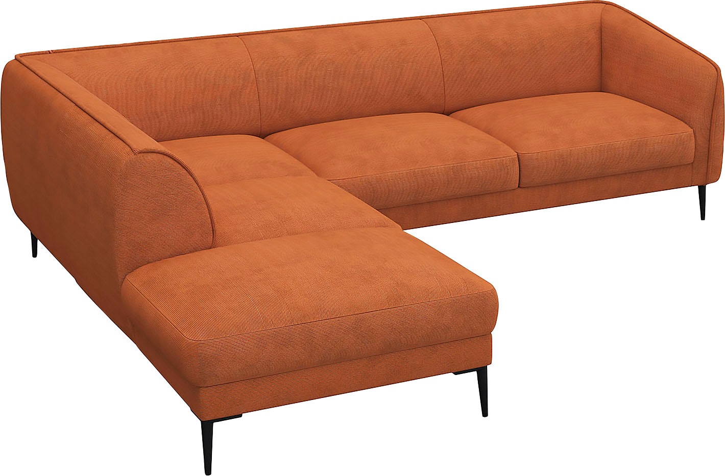 FLEXLUX Ecksofa »Belle Designsofa, L-Form, B/T 268/209 cm«, Skandinavisches günstig online kaufen
