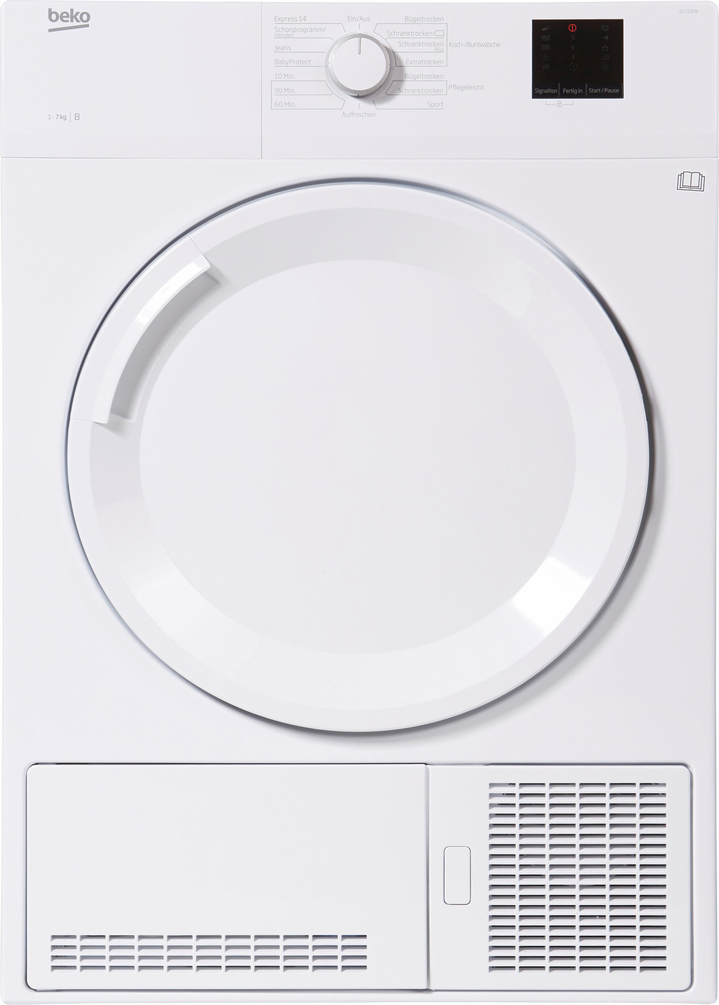 BEKO Kondenstrockner »DC 7130 N«, 7 kg