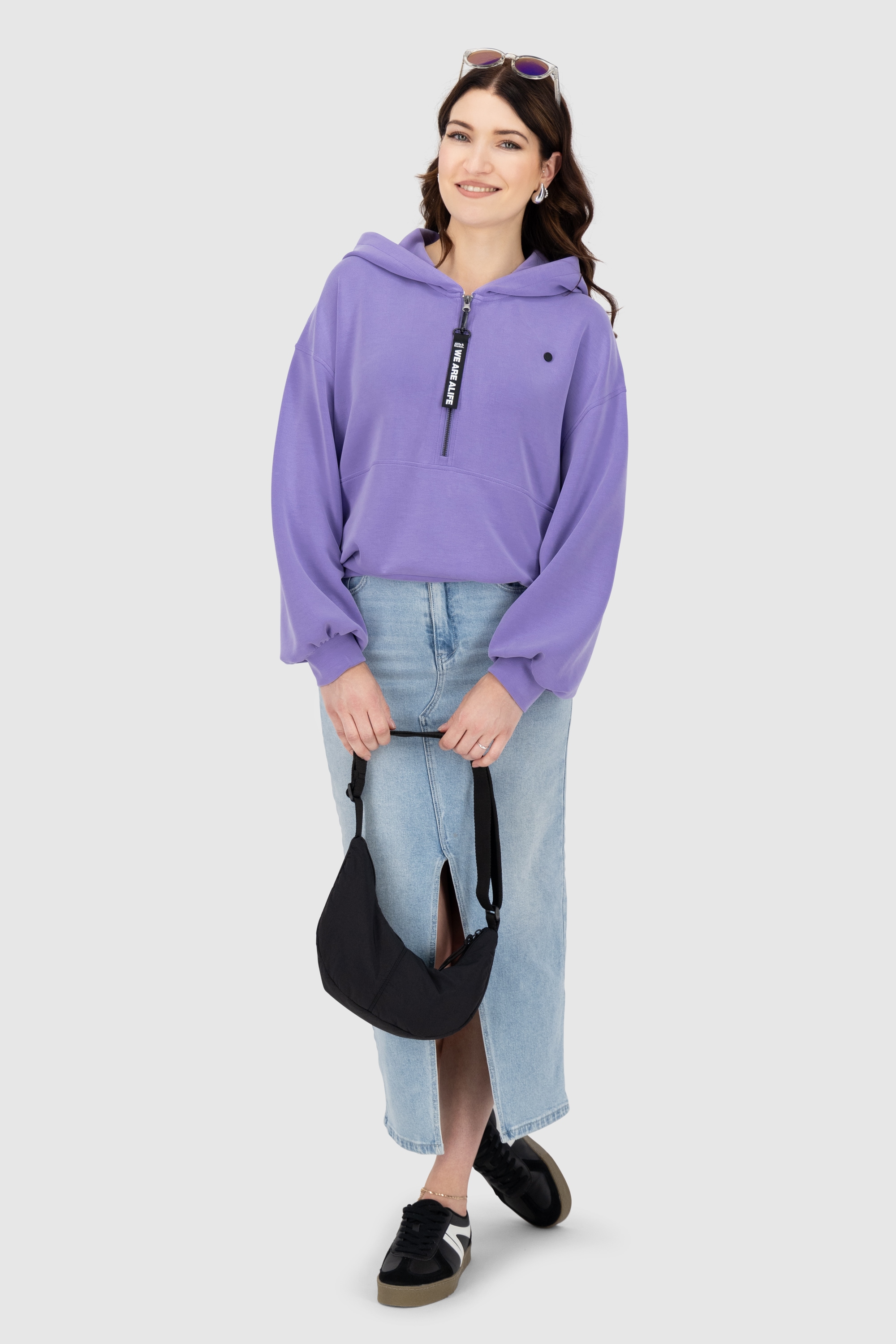 Alife & Kickin Kapuzensweatshirt »Damen FlaviaAK N«, Supersofter Hoodie Kapuzenpullover, Pullover mit Kapuze