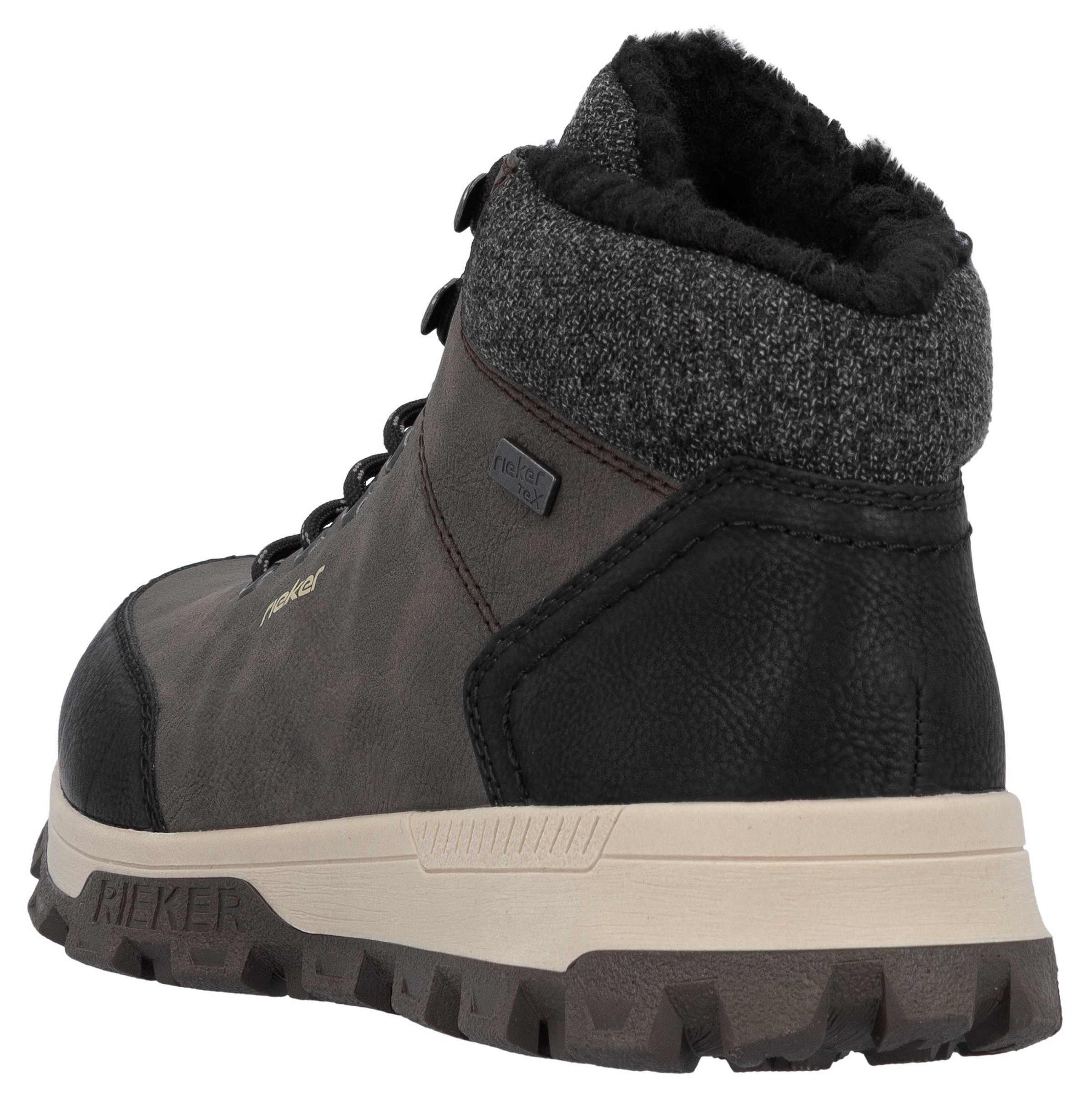 Rieker Winterboots, mit komfortabler SoftFoam-Innensohle, Freizeitschuh, Schnürschuh
